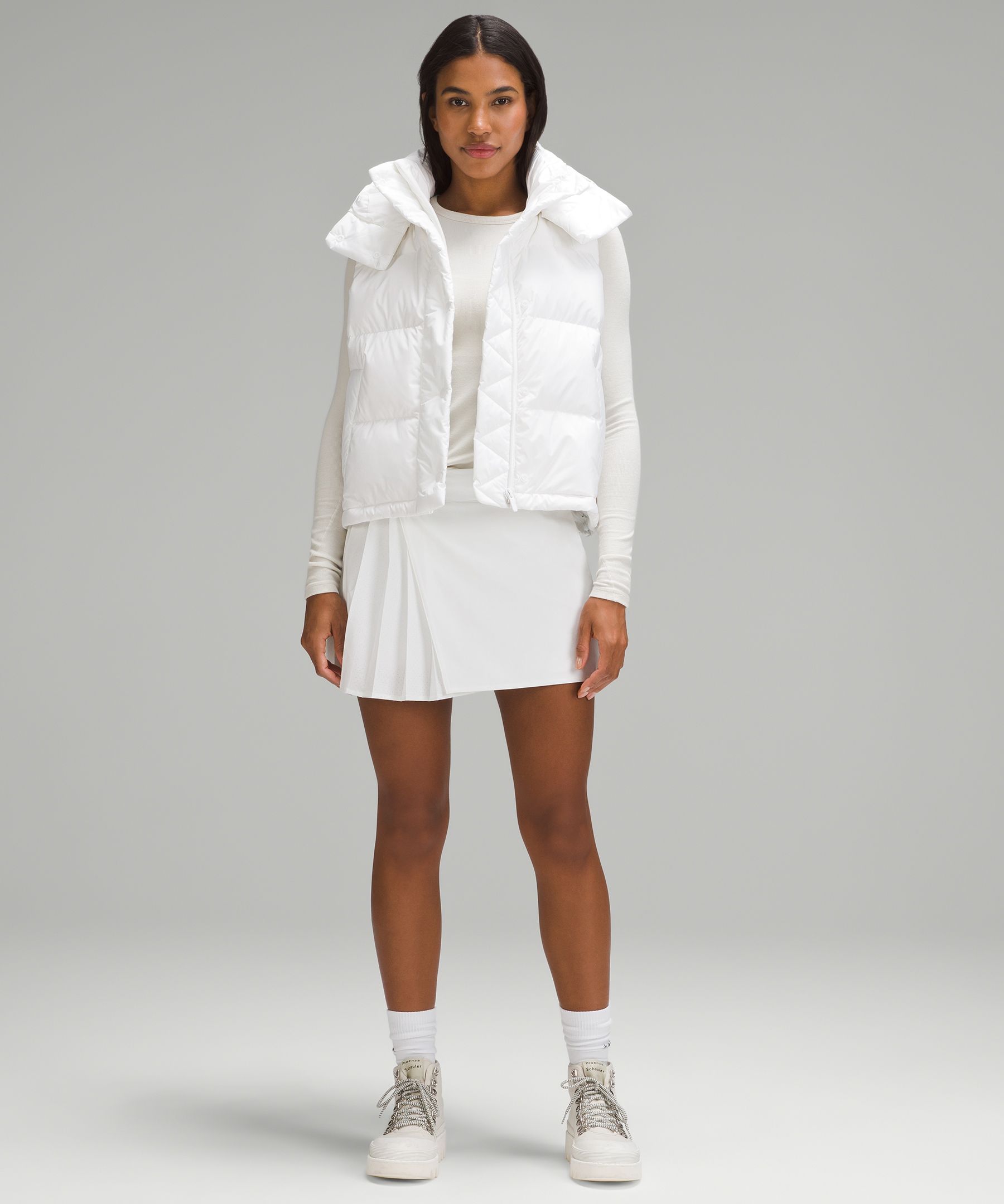 Wunder Puff Cropped Vest, Women's Coats & Jackets