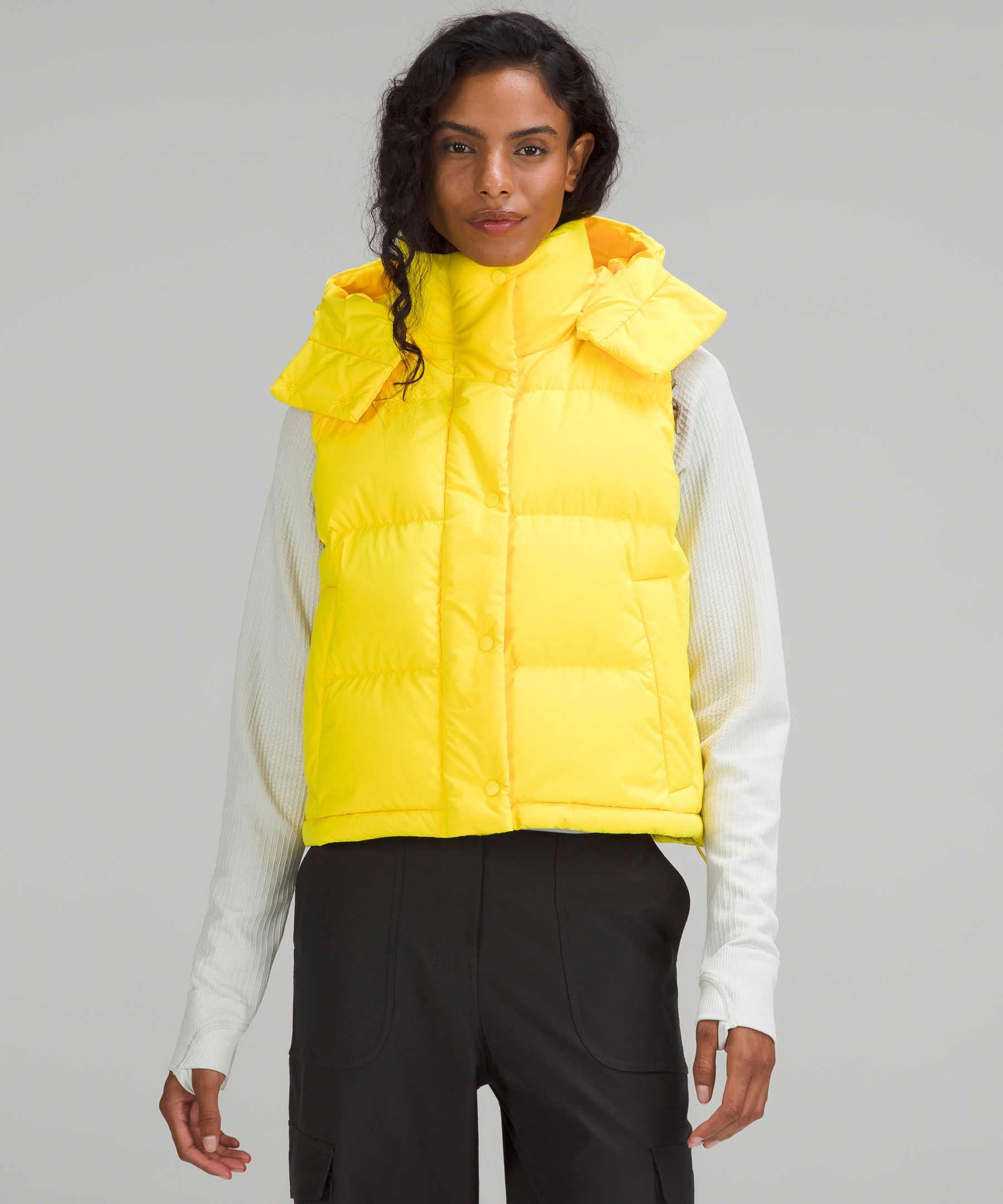 LULULEMON Wunder Puff hooded quilted Glyde™ down jacket