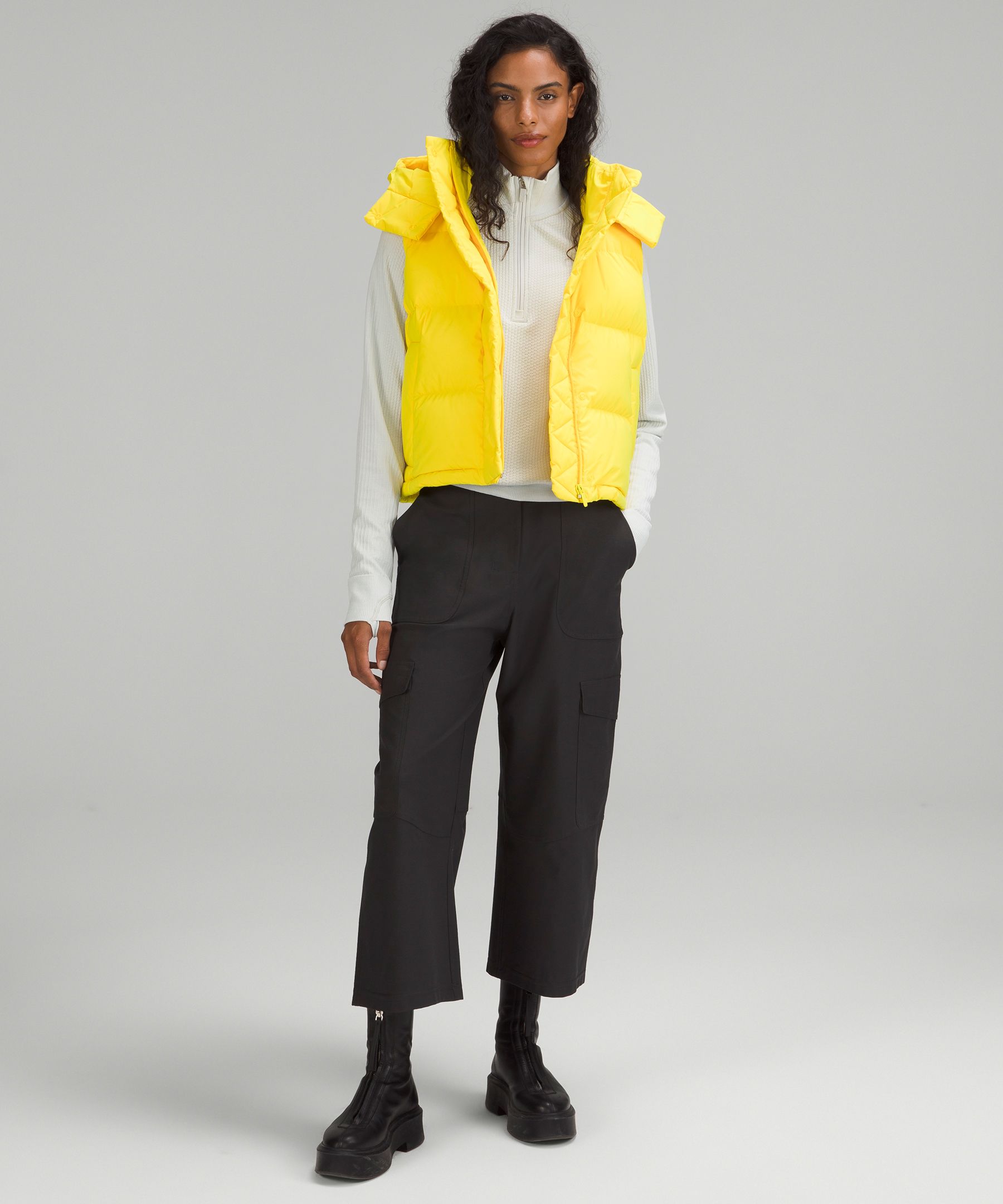 Wunder Puff Cropped Vest, Women's Coats & Jackets