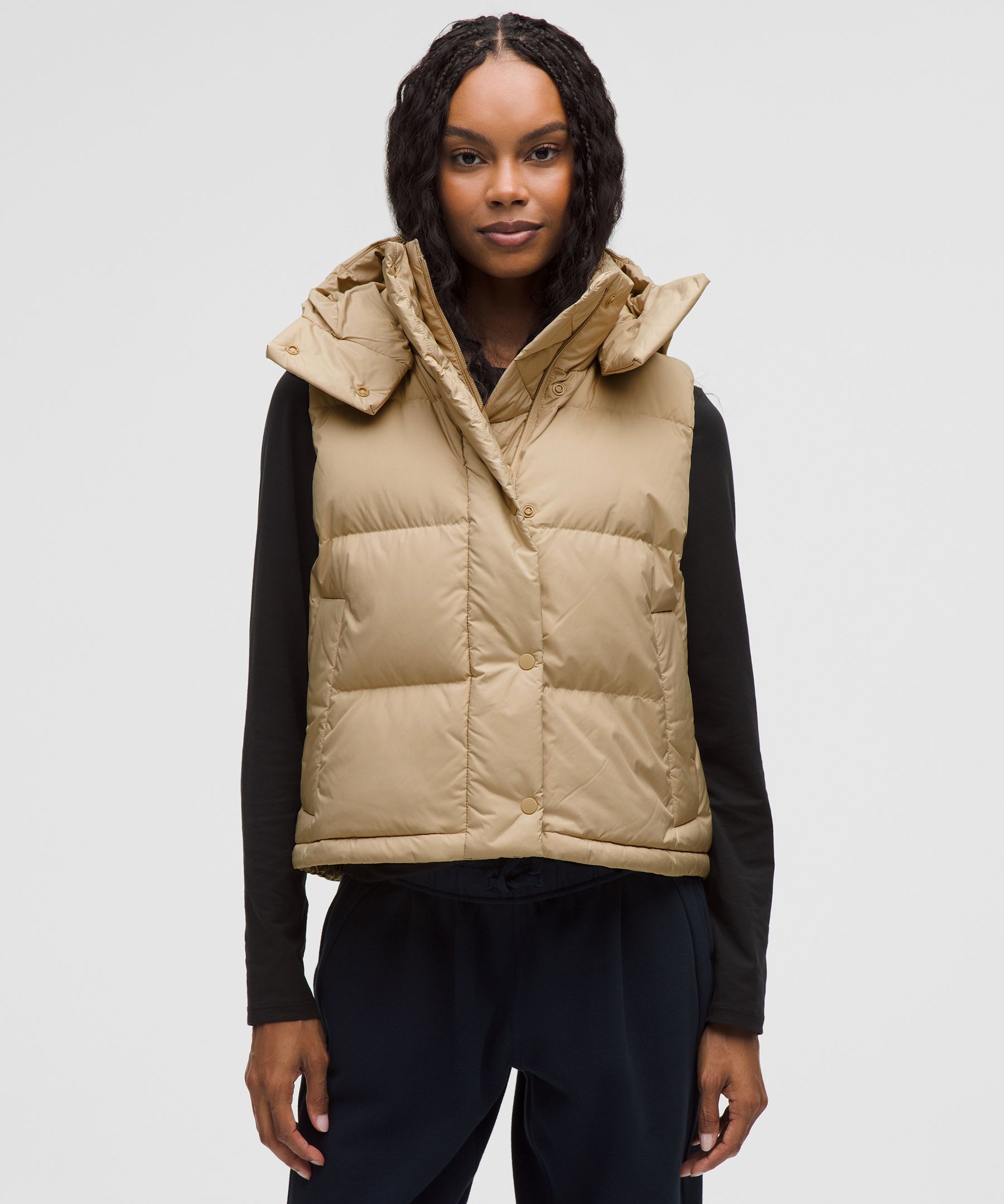 LULULEMON Wunder Puff hooded quilted recycled-SoftMatte™ down jacket