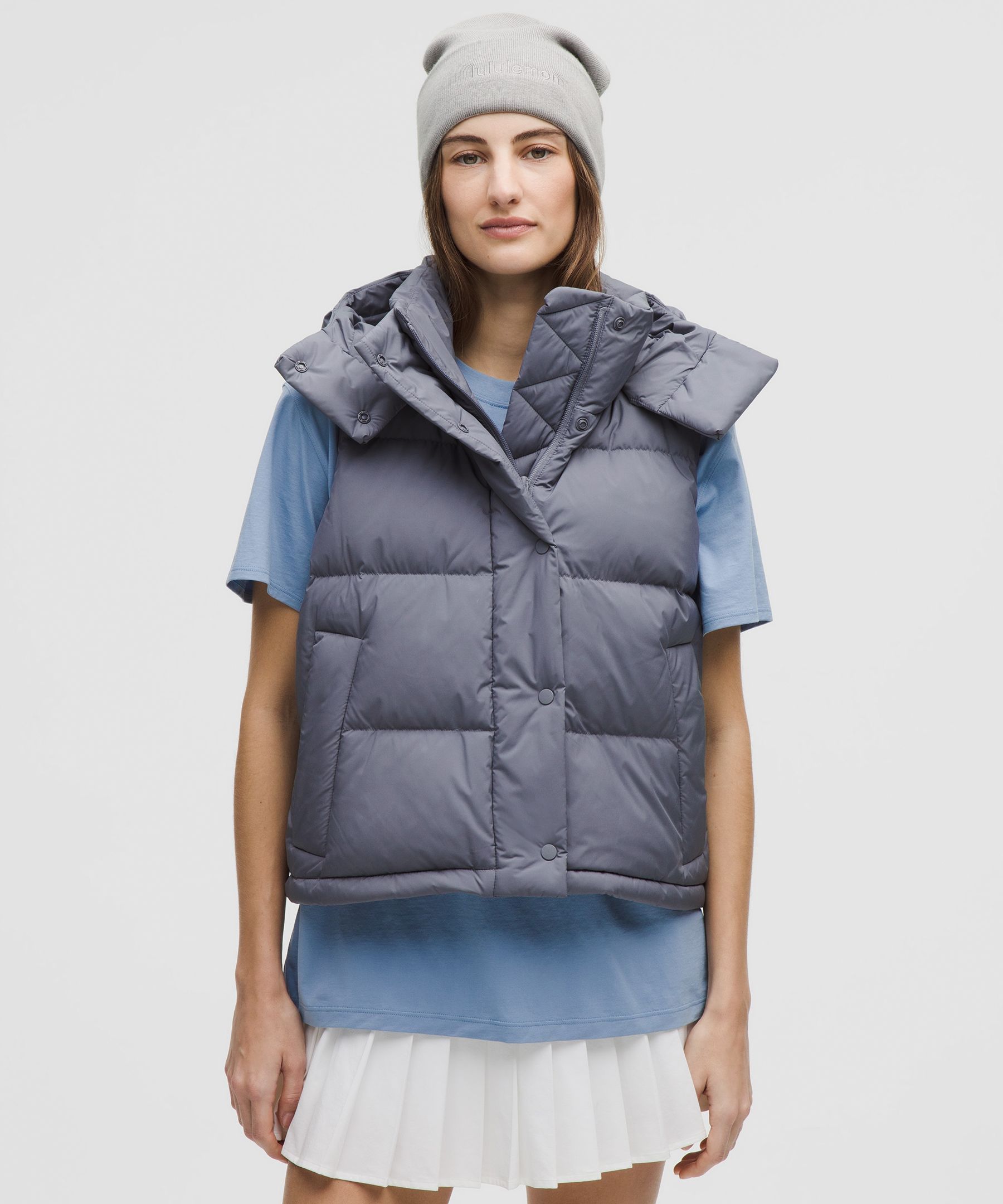 Wunder Puff 600-Down-Fill Cropped Vest