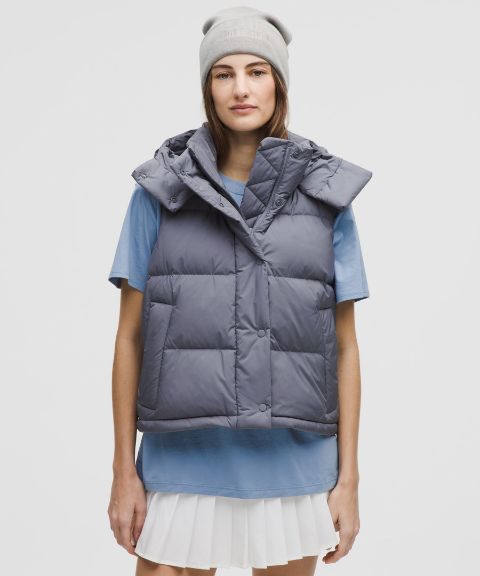 Женский пуховый жилет Lululemon Wunder Puff 600 укороченный