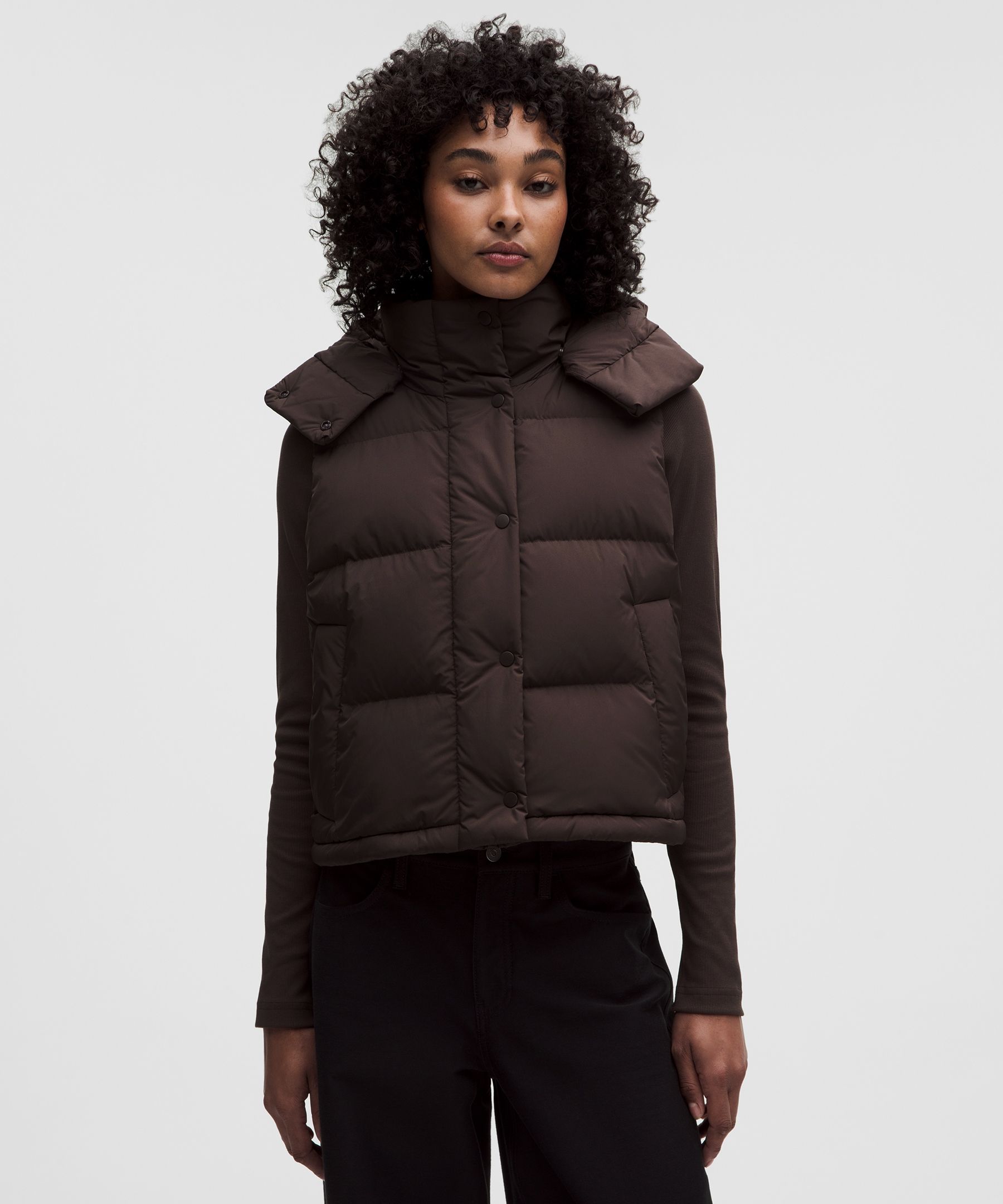 Wunder Puff 600-Down-Fill Cropped Vest