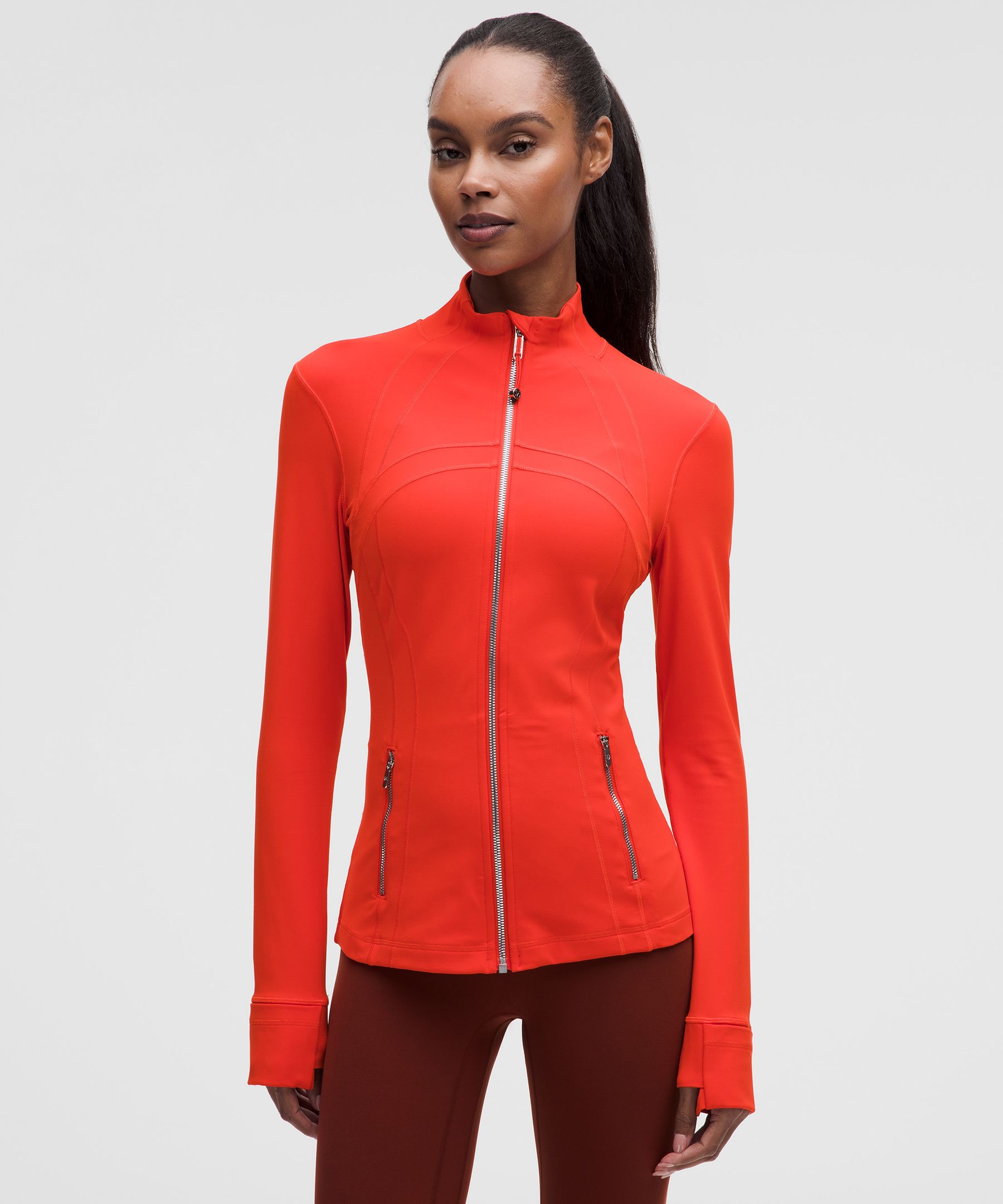 lululemon – Women’s Define Jacket Nulu – Color Silver/Red – Size 4