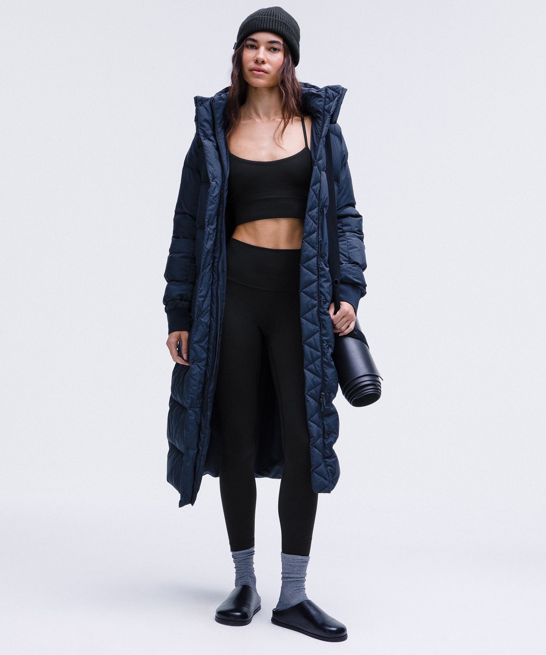 Lululemon long puffer jacket deals