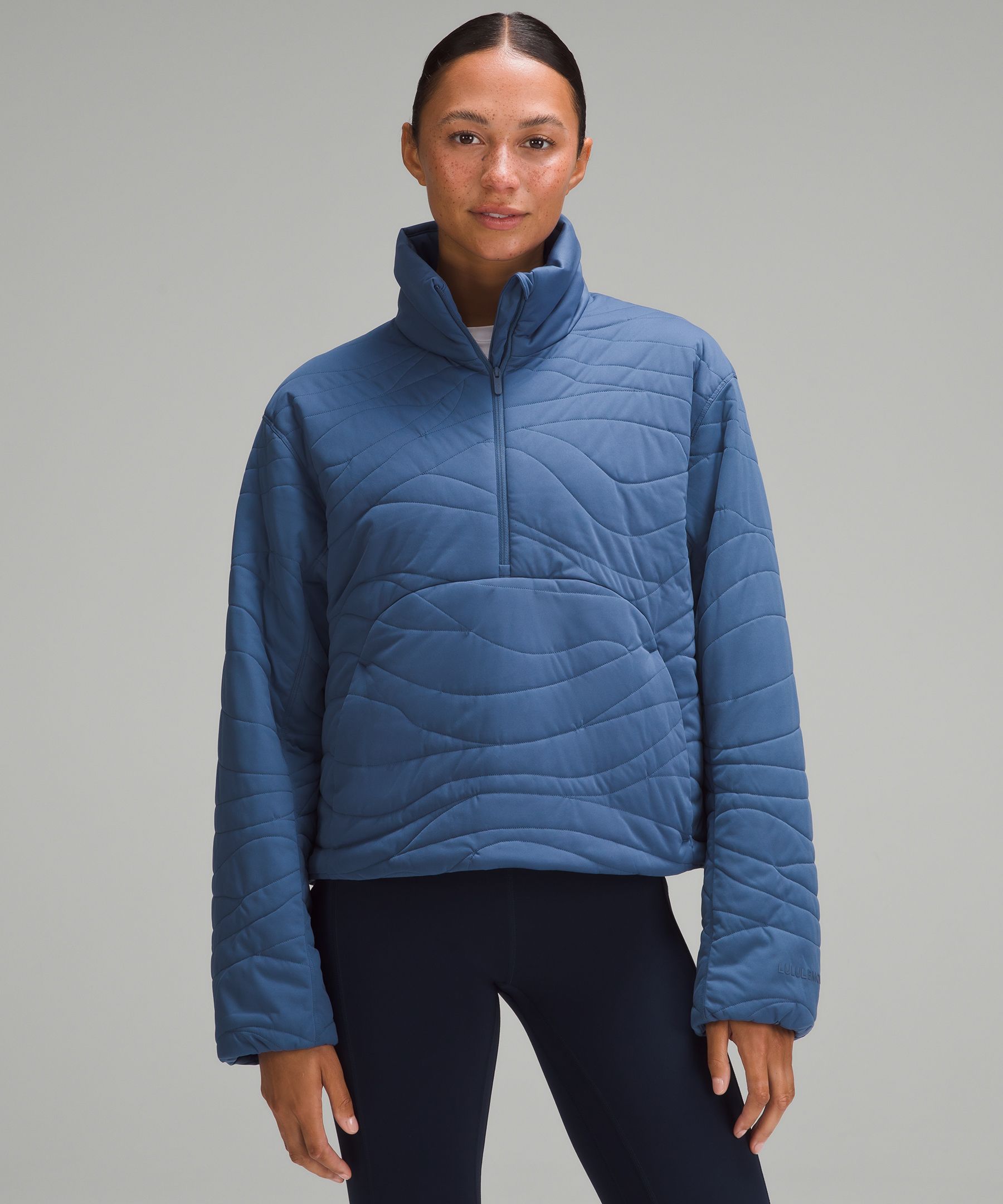 Lululemon Lightweight Half-Zip Track Pullover - Blazer Blue Tone