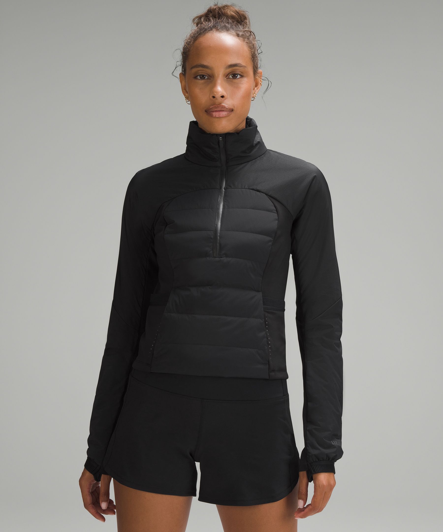 Down for It All Cropped Half Zip Pullover Lululemon UK