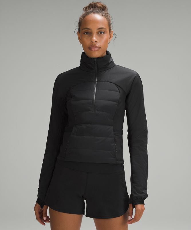 Down for It All Cropped Half-Zip Pullover