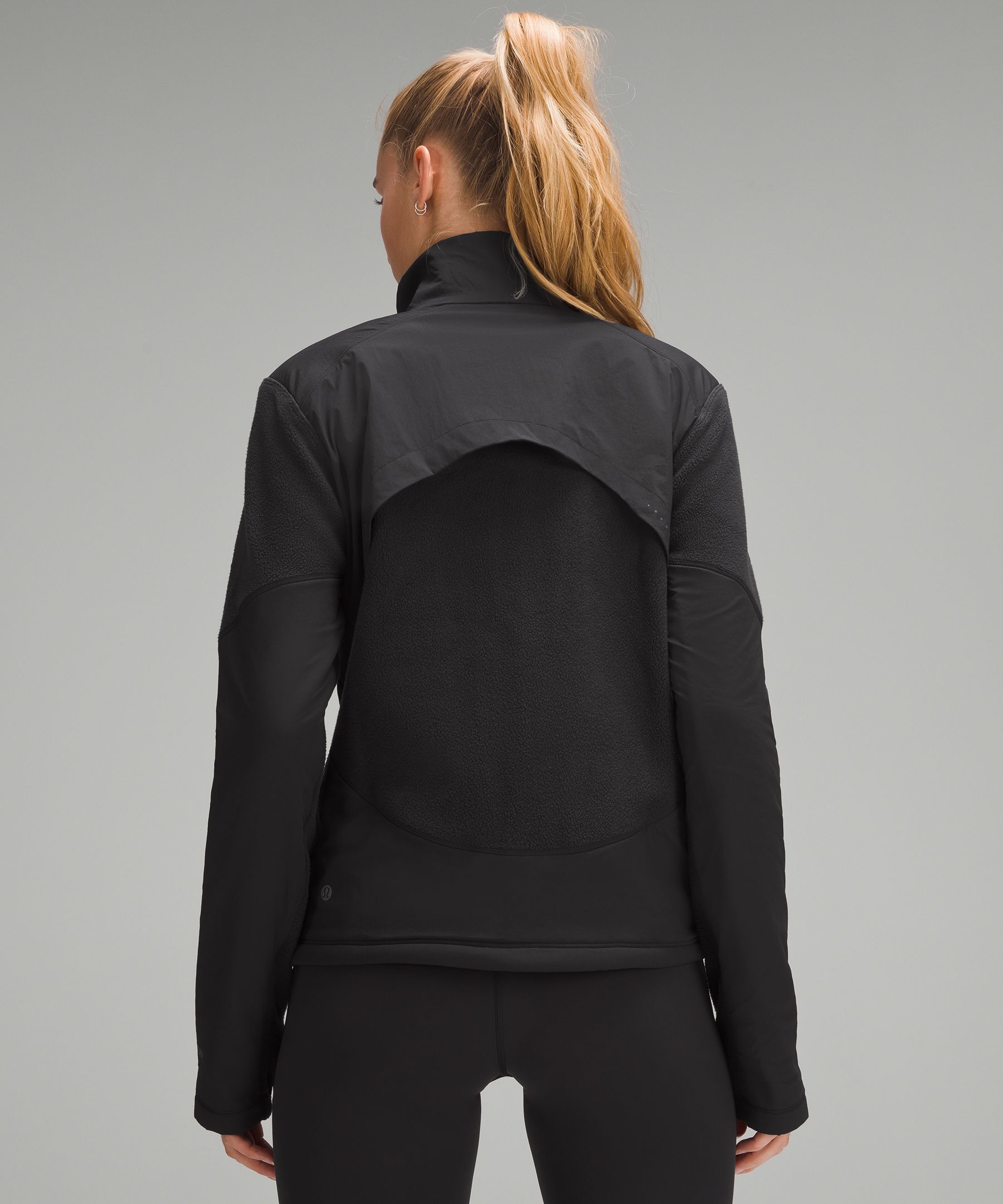 Fleece-Lined Running Jacket