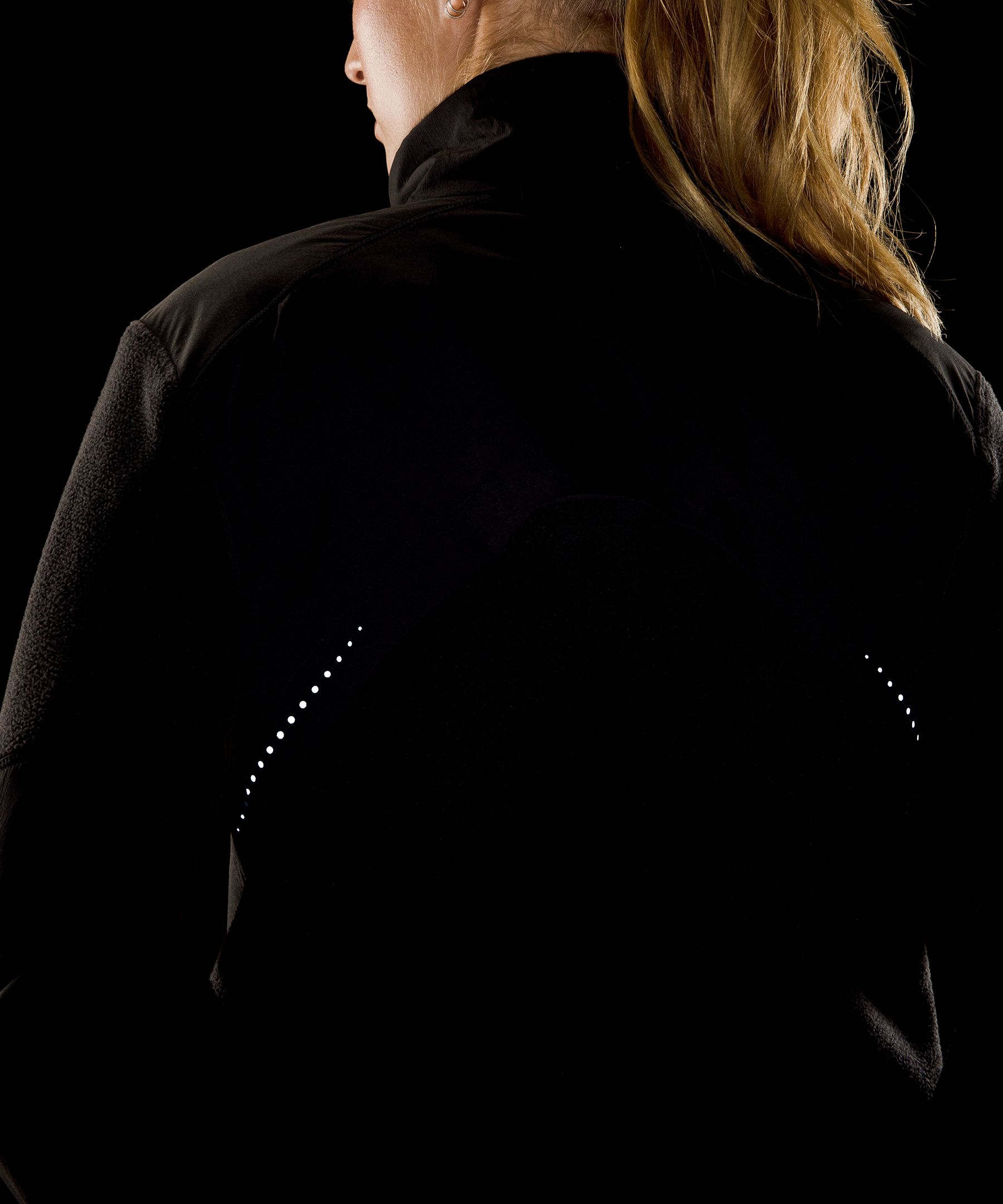 Fleece-Lined Running Jacket