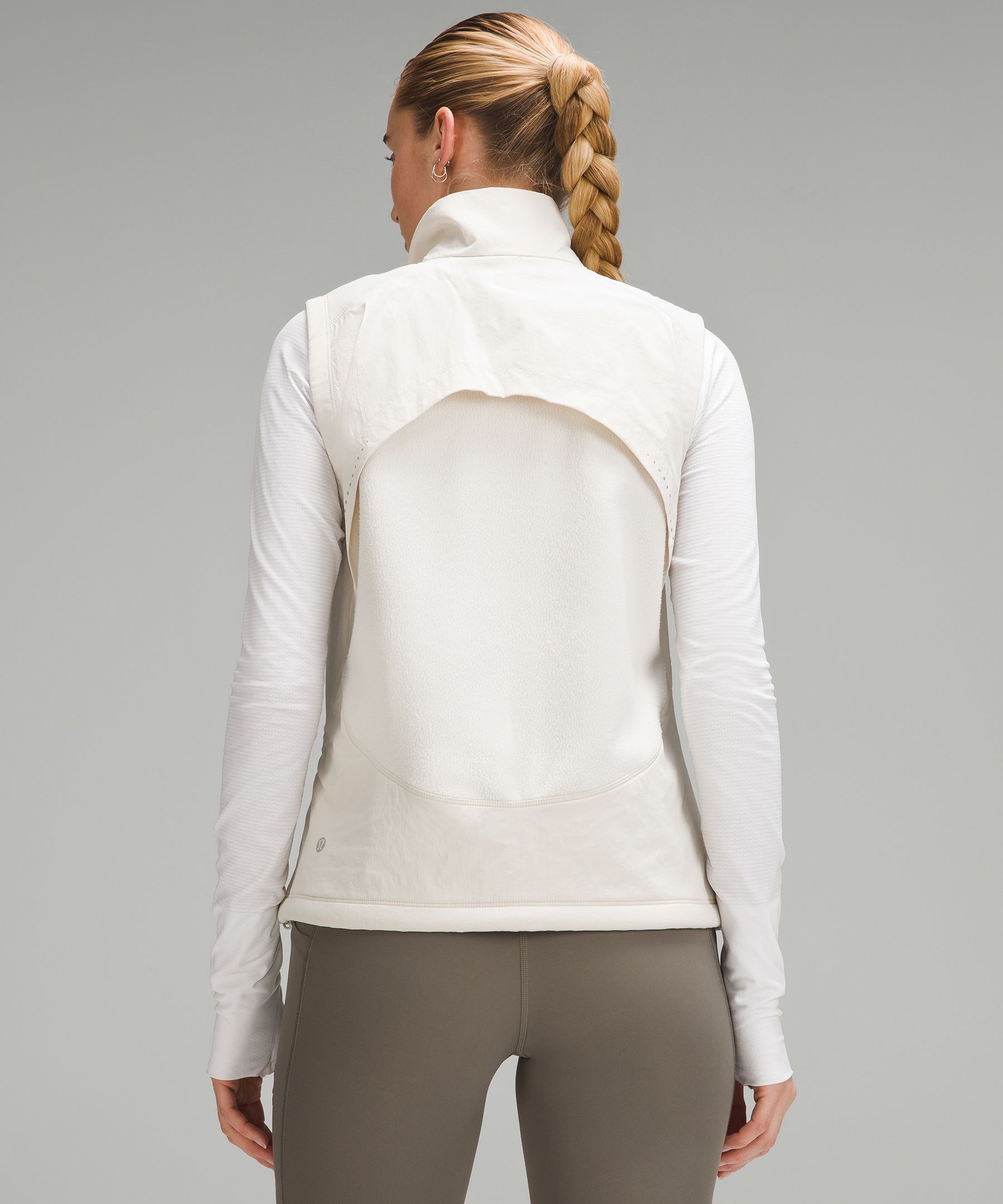 Shop Lululemon Fleece-lined Running Vest