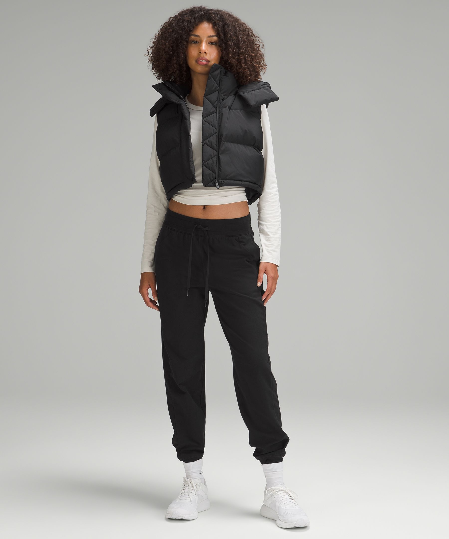 Track Wunder Puff Cropped Vest - velvet dust - 8 at Lululemon