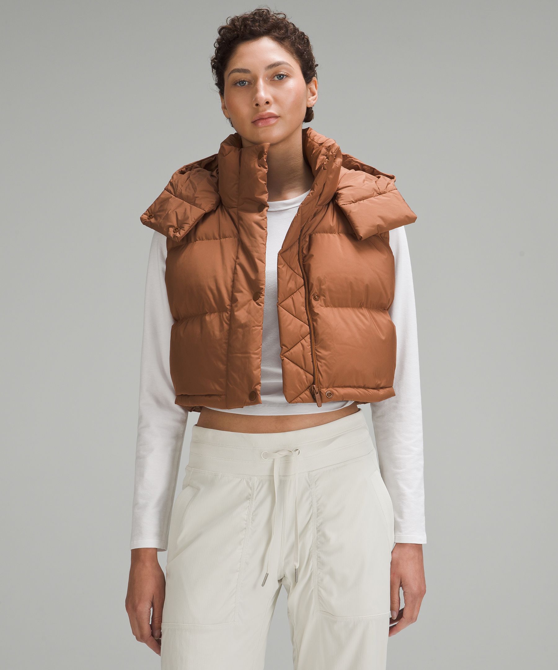 Lululemon Wunder Puff Cropped Vest | ModeSens