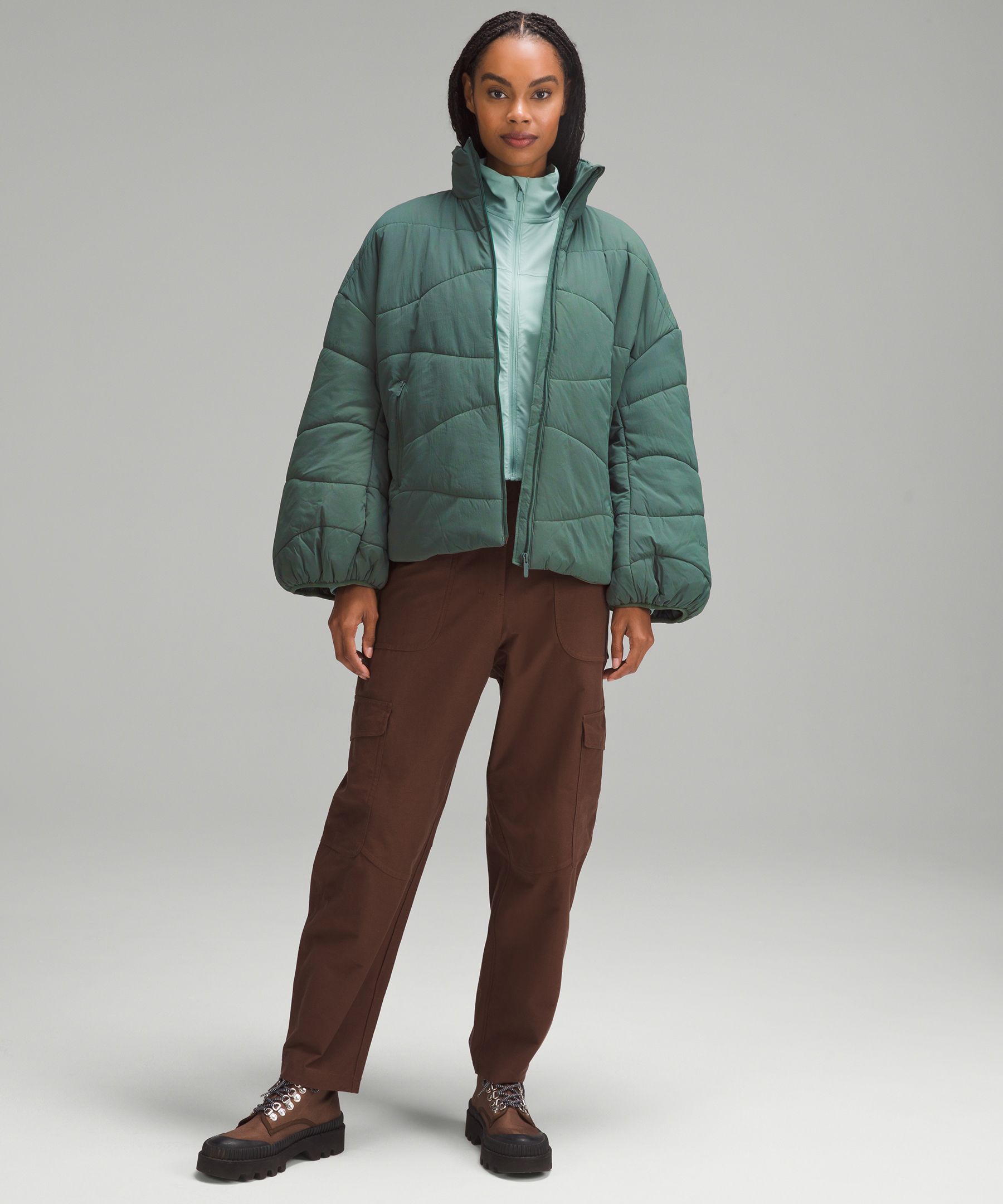 Lululemon Lightweight Hooded Jacket Everglade Green Size 2 - $75 (41% Off  Retail) - From Sherry