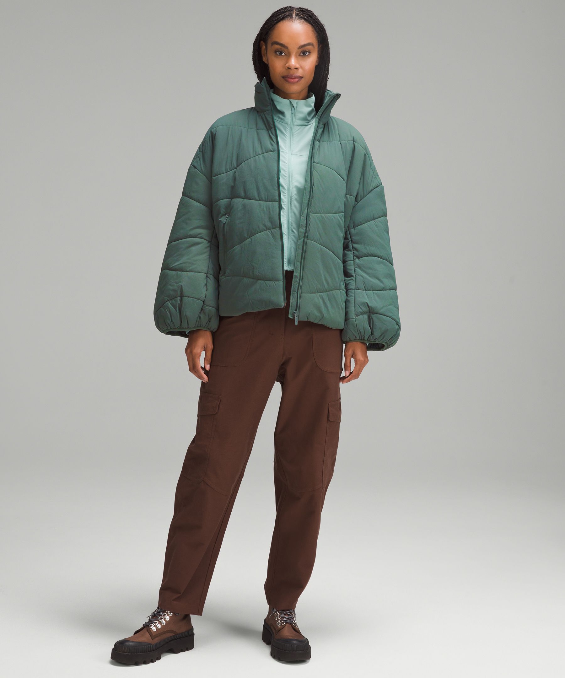 Wave-Quilt Insulated Jacket