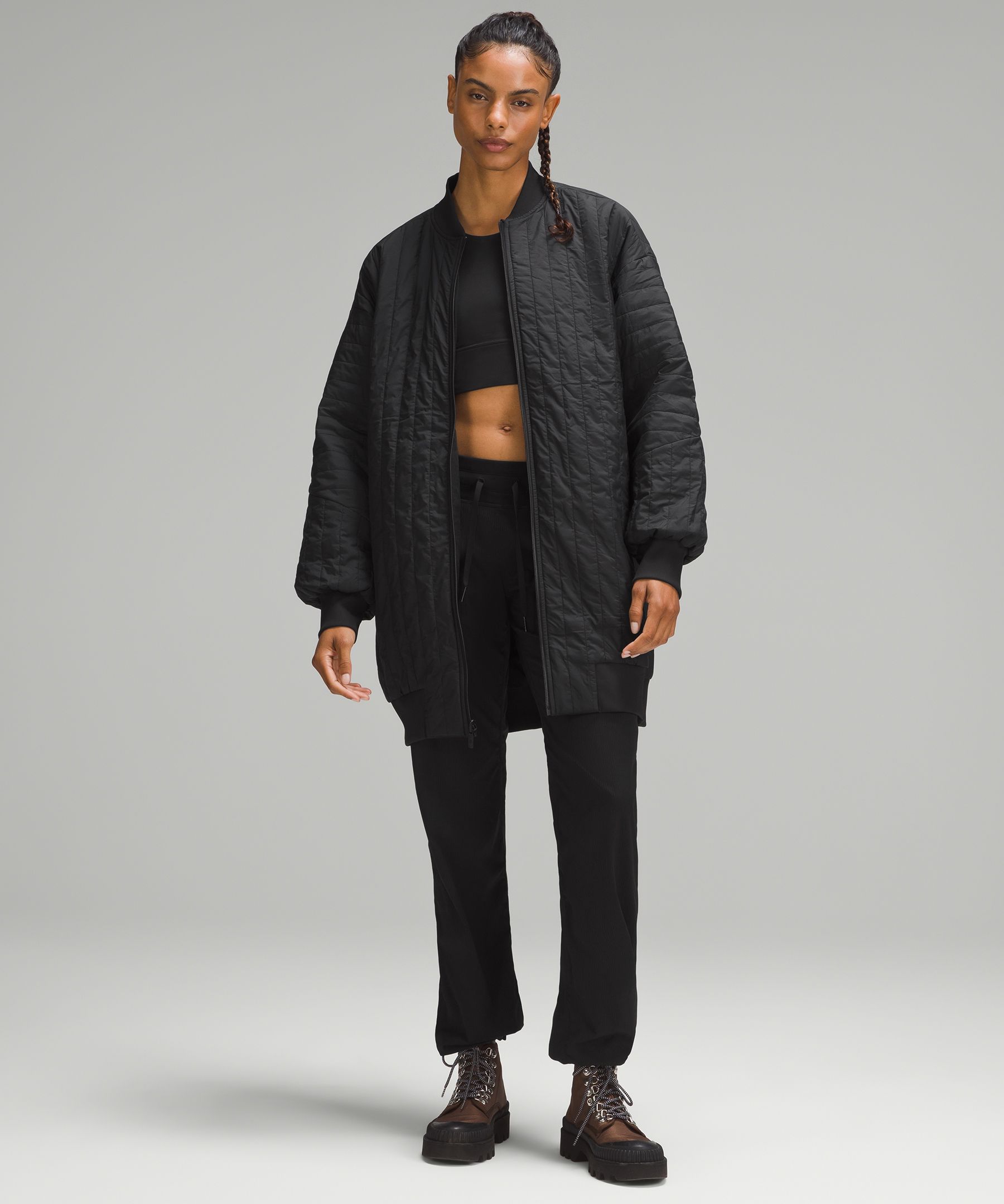 Lululemon Non-stop Bomber Jacket In Black