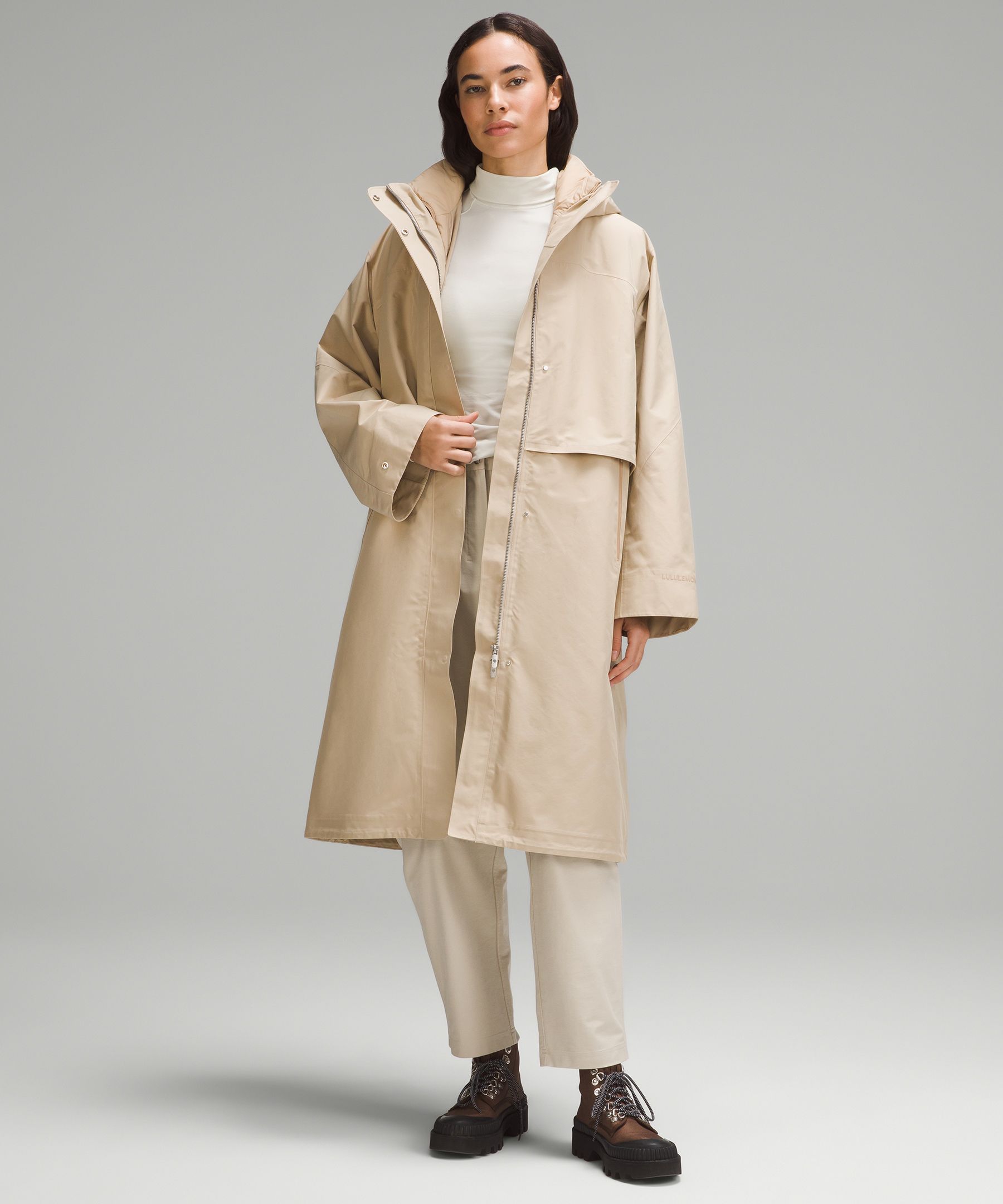 Lululemon trench coat hotsell