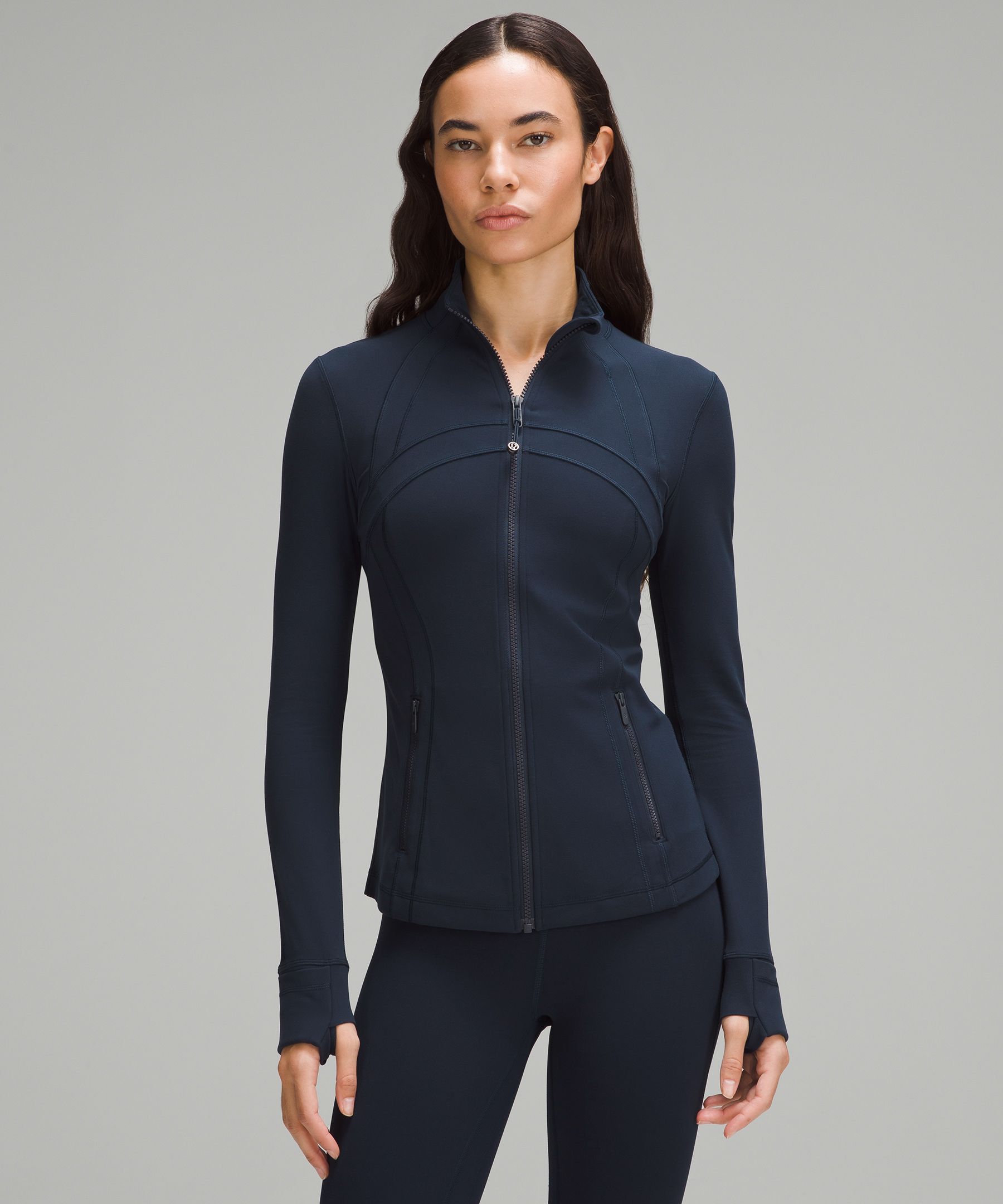 IVIVVA Lululemon Jacket Perfect Your Practice Cuffins Thumbies GIRLS 14