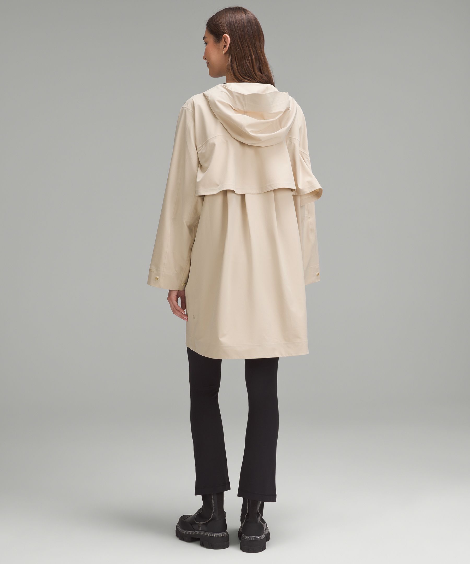 Lululemon Packable Rain Poncho In Gray