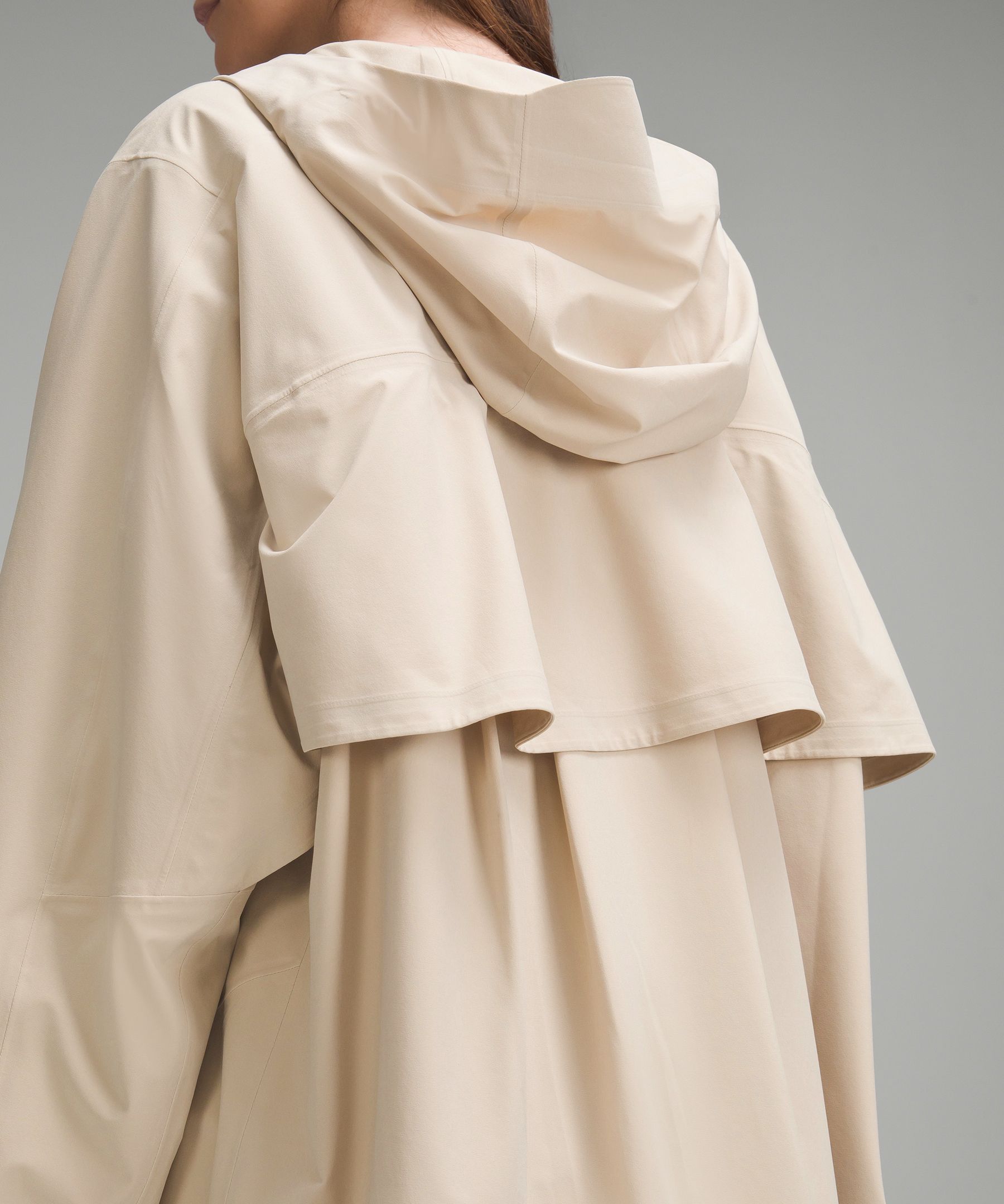 Lululemon Packable Rain Poncho In Gray