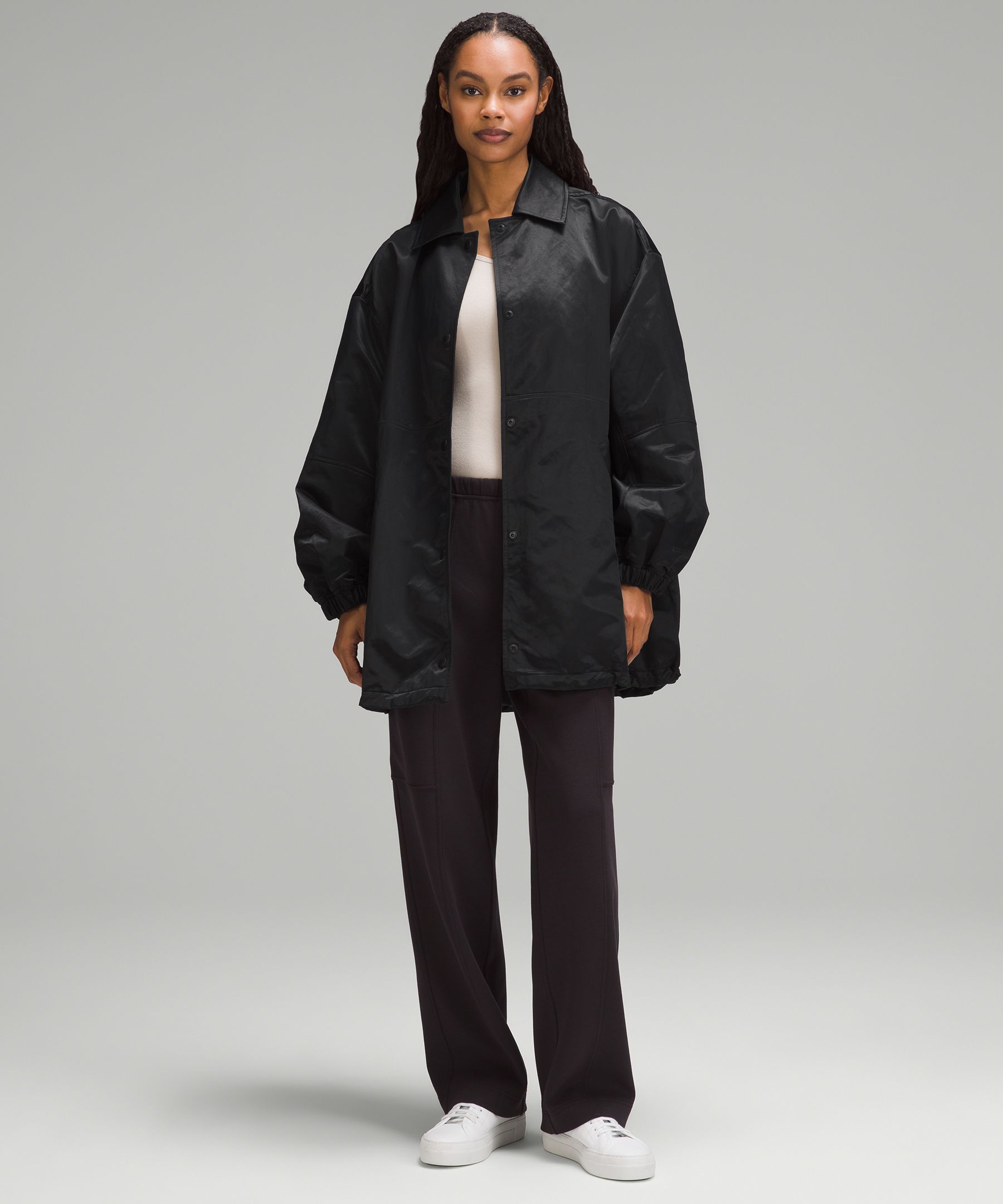 Lightweight Oversized Coaches Jacket | Women's Coats & Jackets