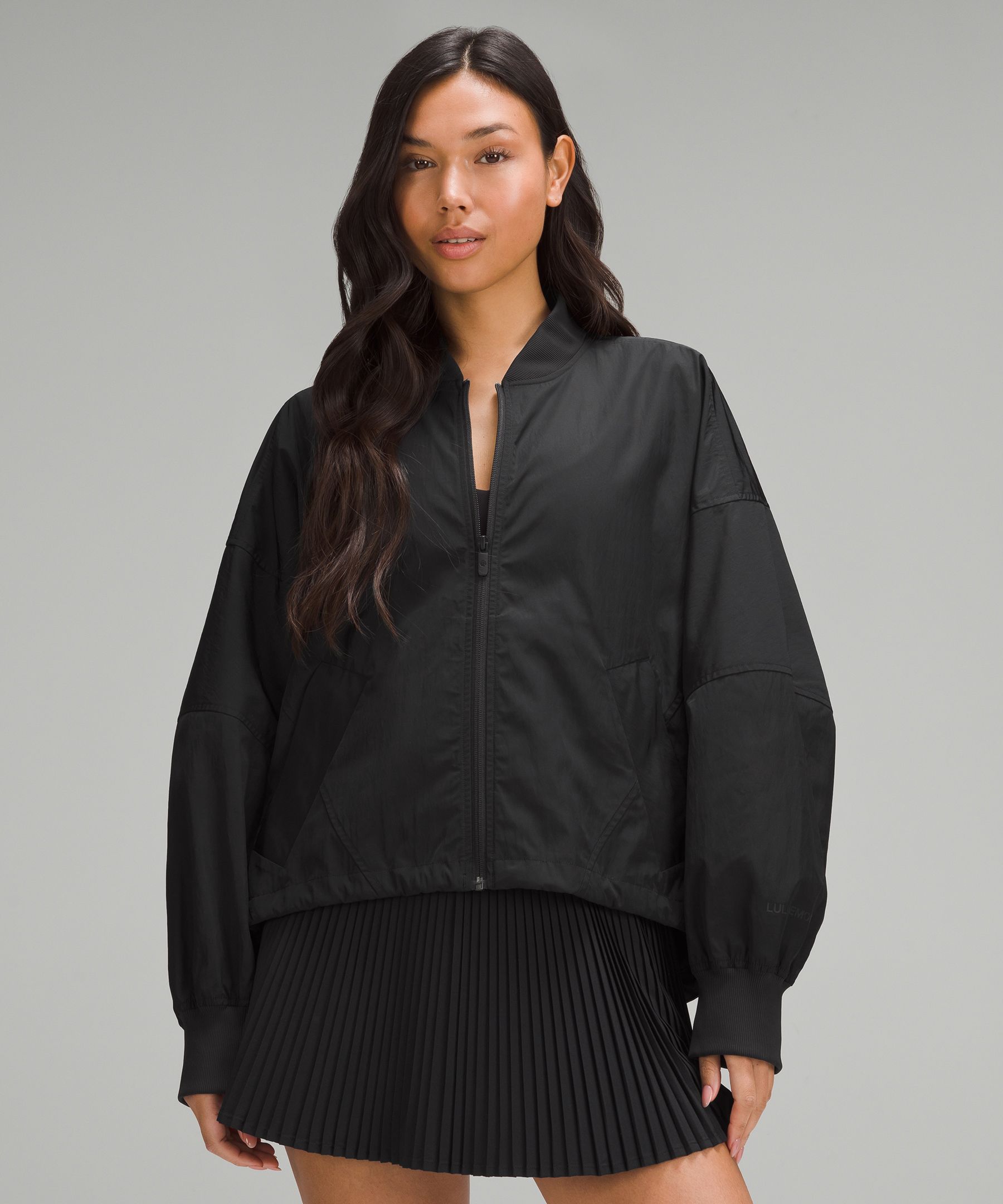 Women's Lululemon Switch Please Reversible Black Jacket Size 10