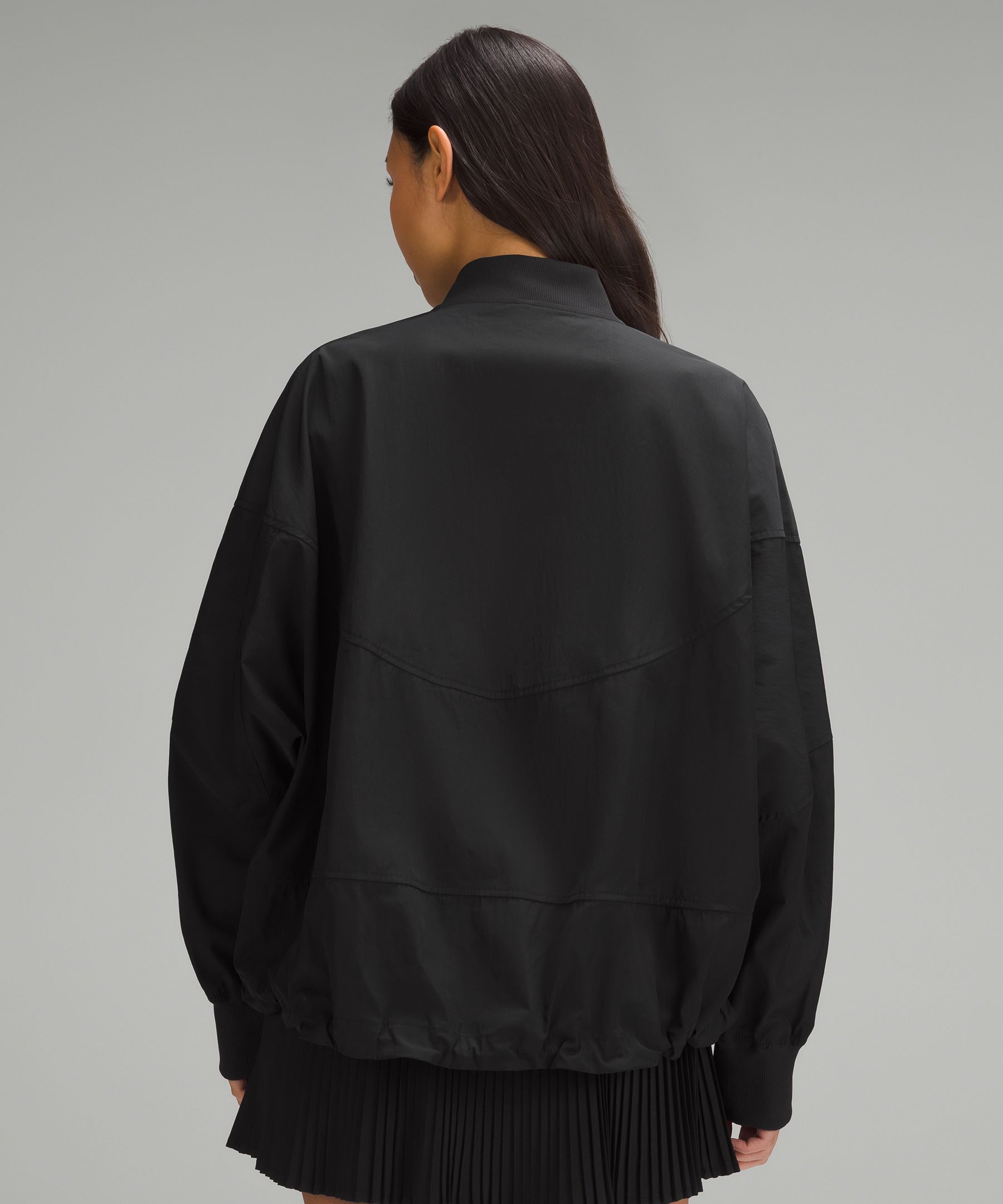 Shop Lululemon Lightweight Hem-cinch Bomber Jacket