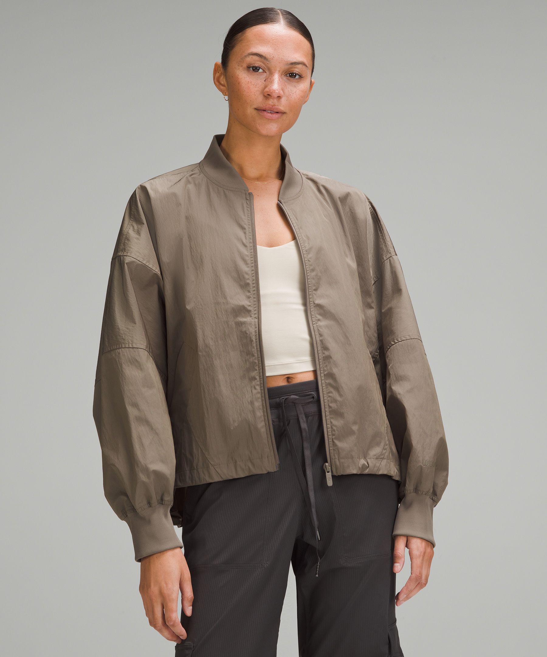 Jacket Lululemon Grey size 8 US in Cotton - 42071545