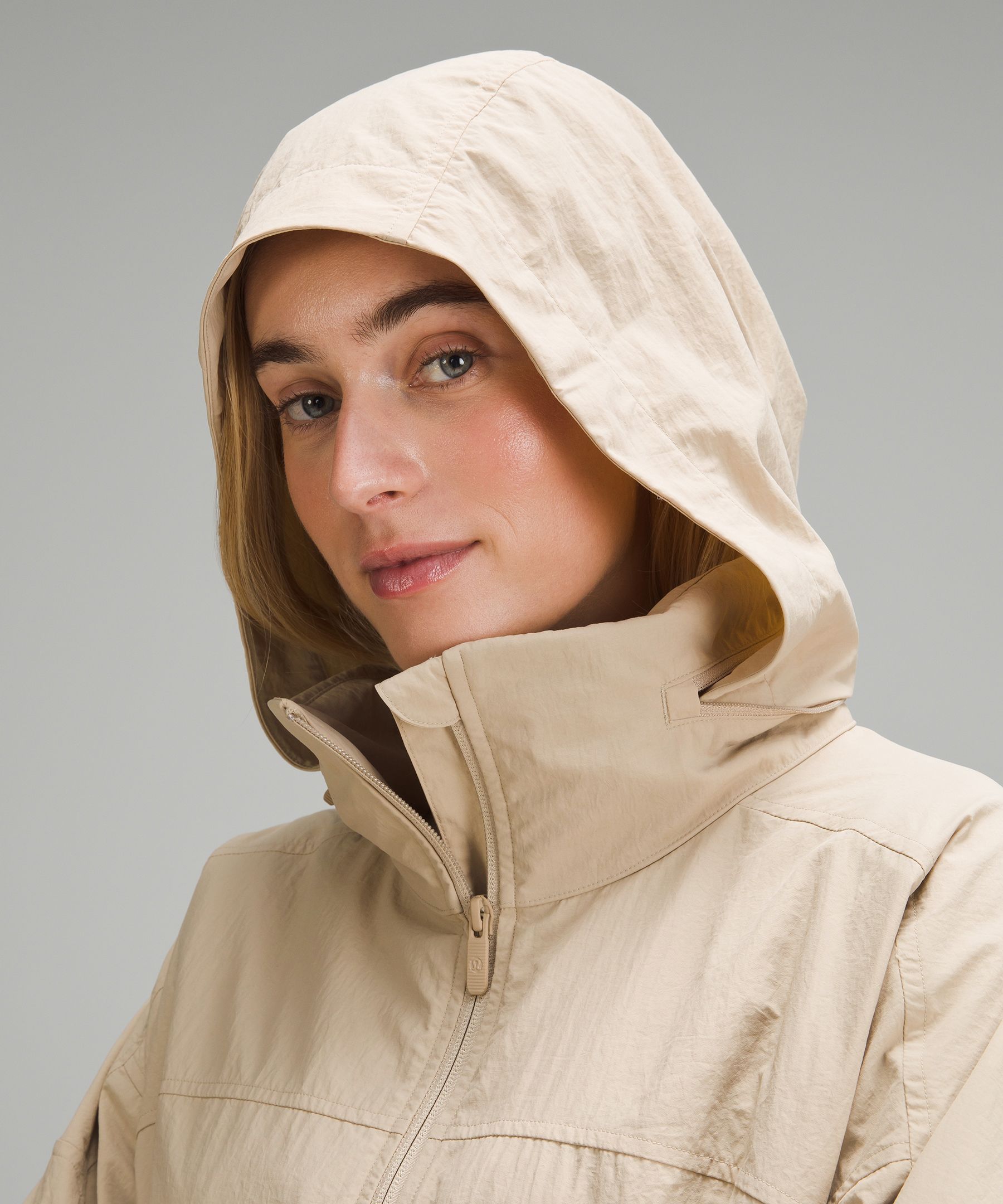 Shop Lululemon Hooded Mid-length Utility Jacket