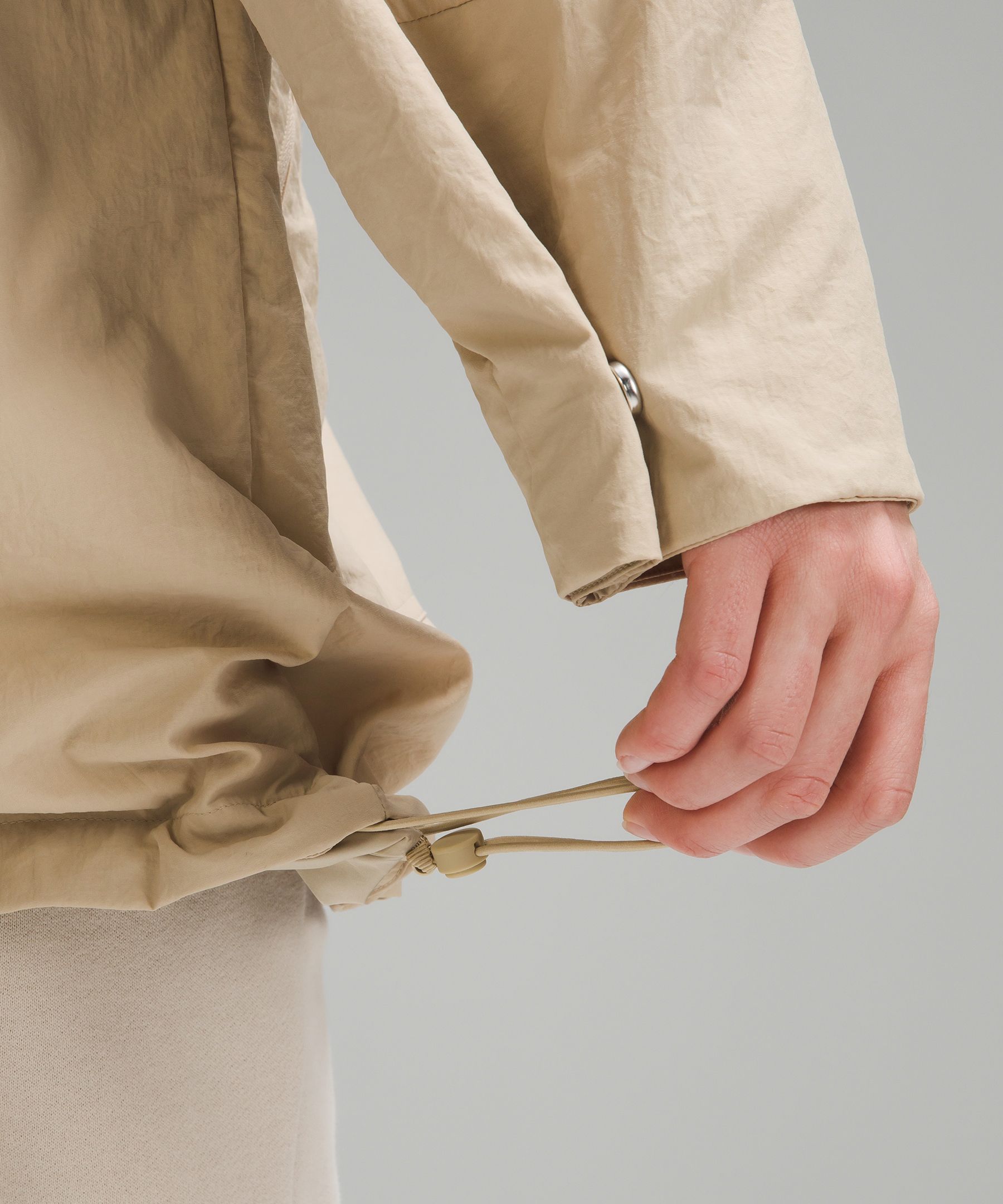 Shop Lululemon Hooded Mid-length Utility Jacket