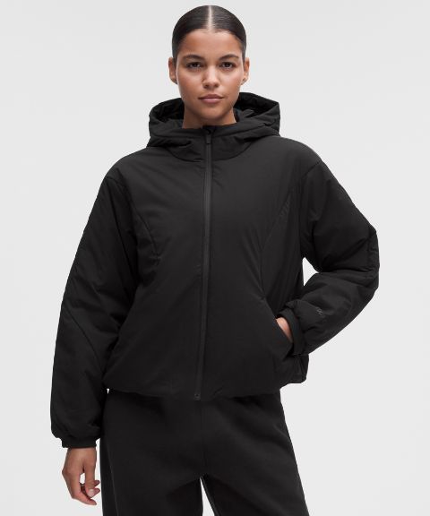 Женская утеплённая куртка Lululemon Water-Resistant с капюшоном