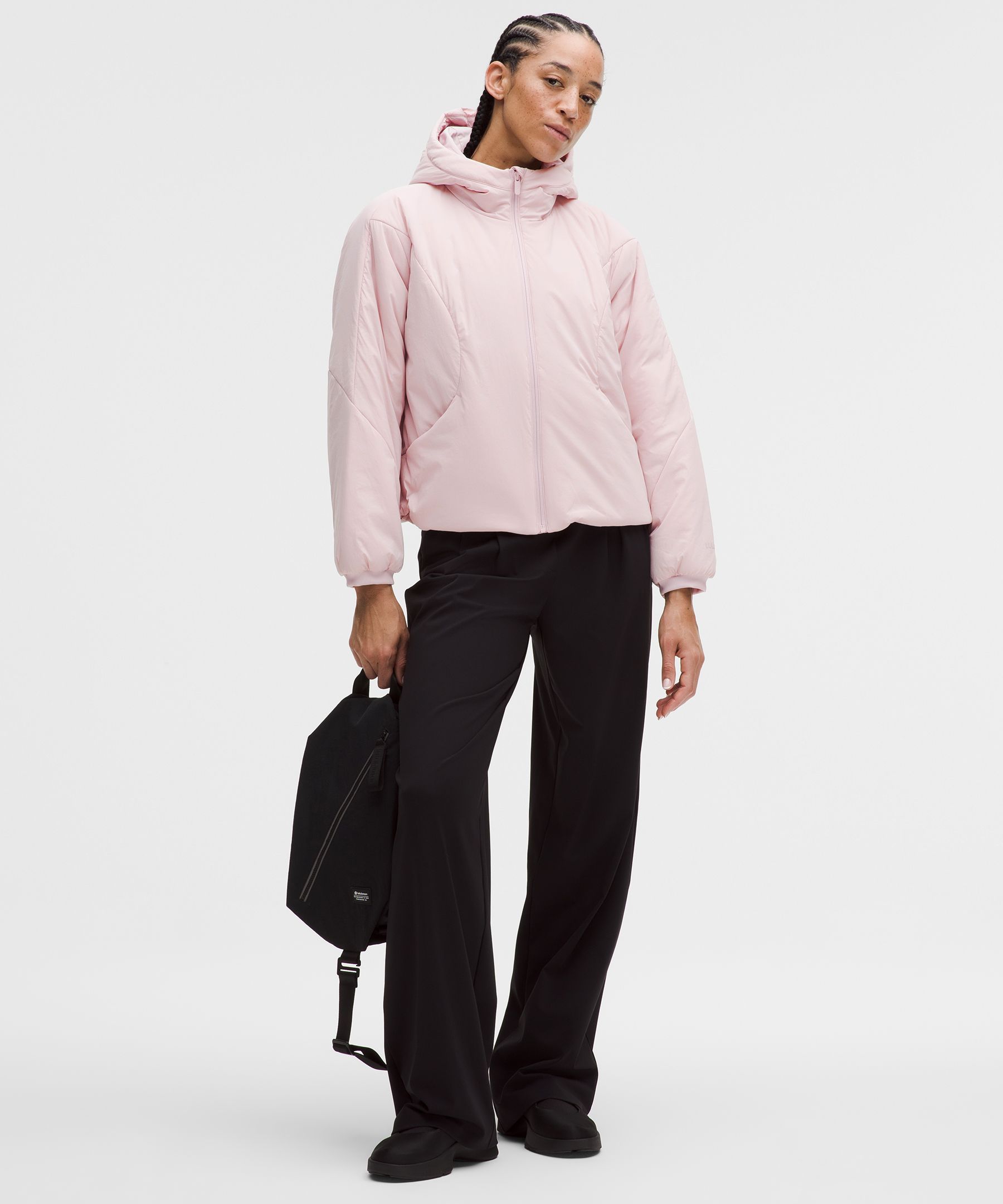 Water-Resistant Insulated Hooded Jacket