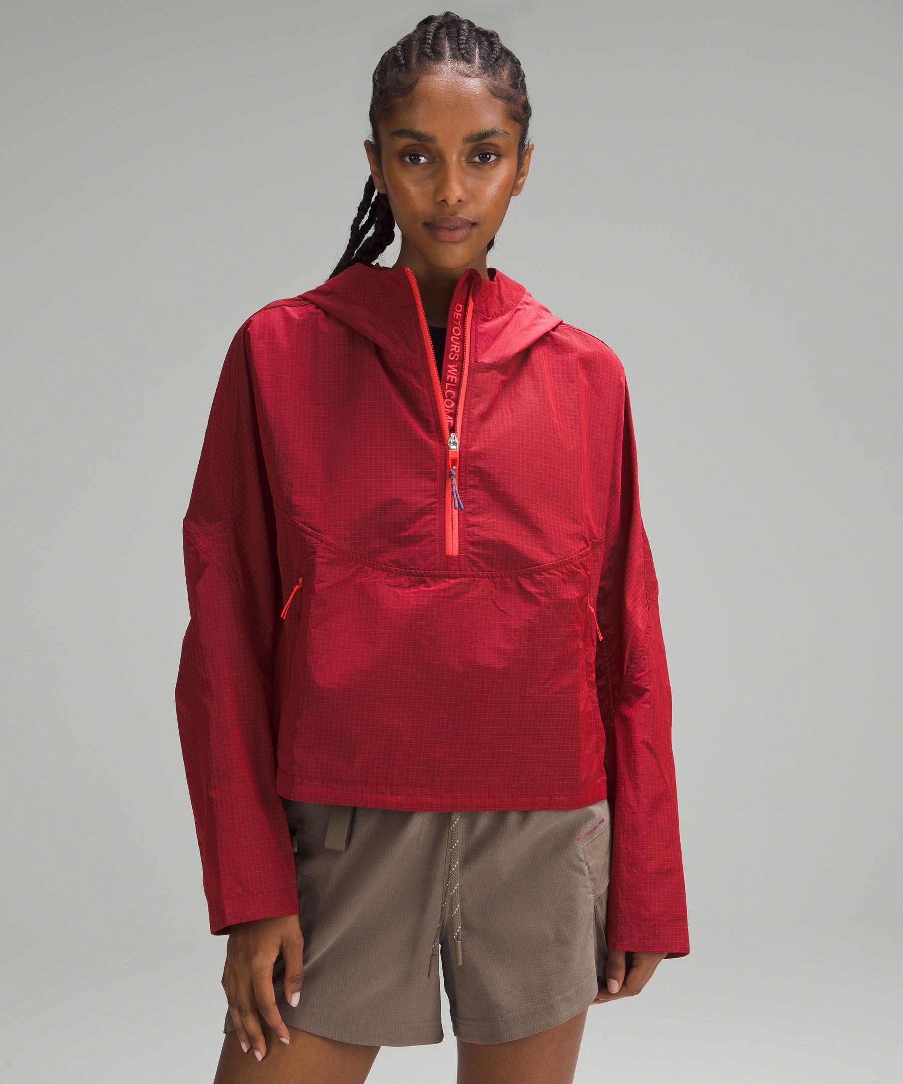 Pullover womens outlet windbreaker