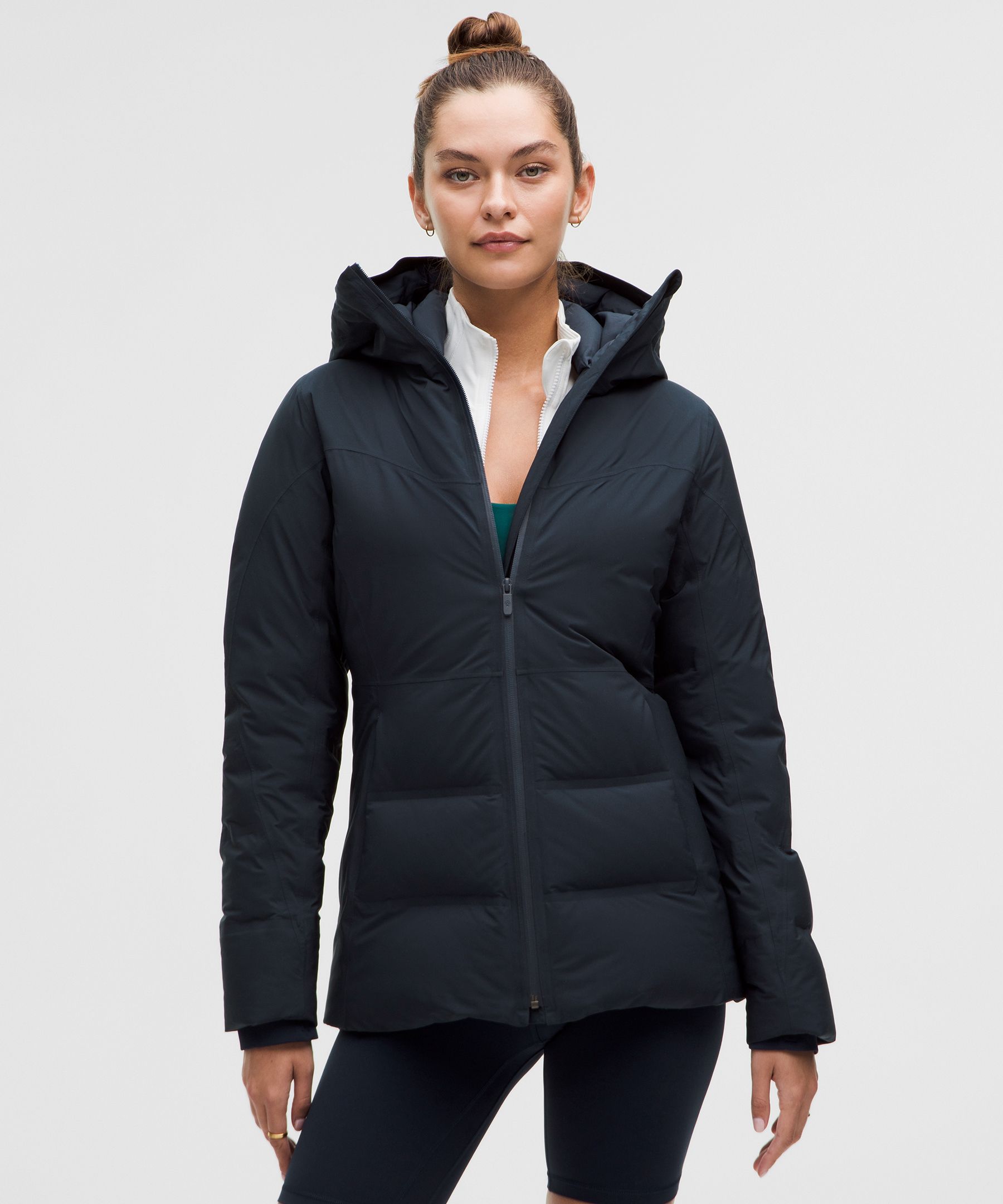 Chaqueta Sleet Street de tejido StretchSeal™ con relleno de plumas de 600 cuins