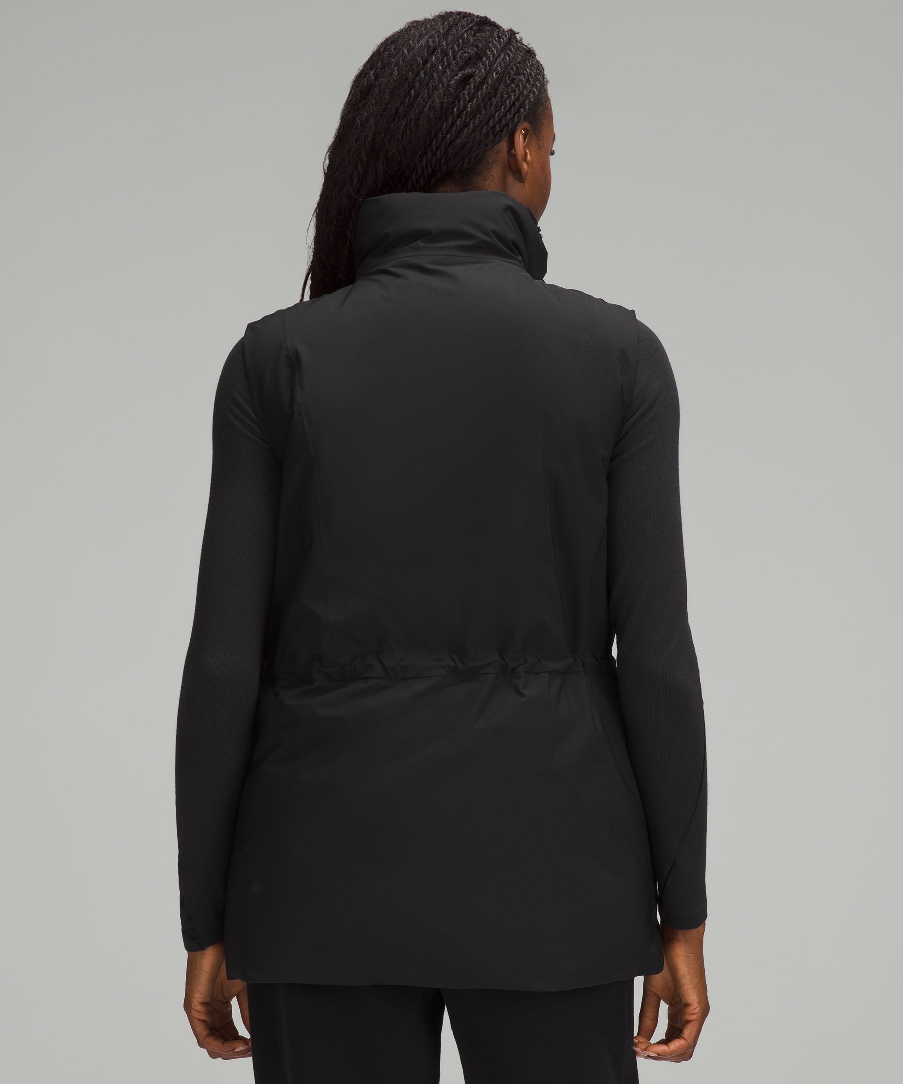 Lululemon Stretchseal Waterproof Down-filled Vest In Black