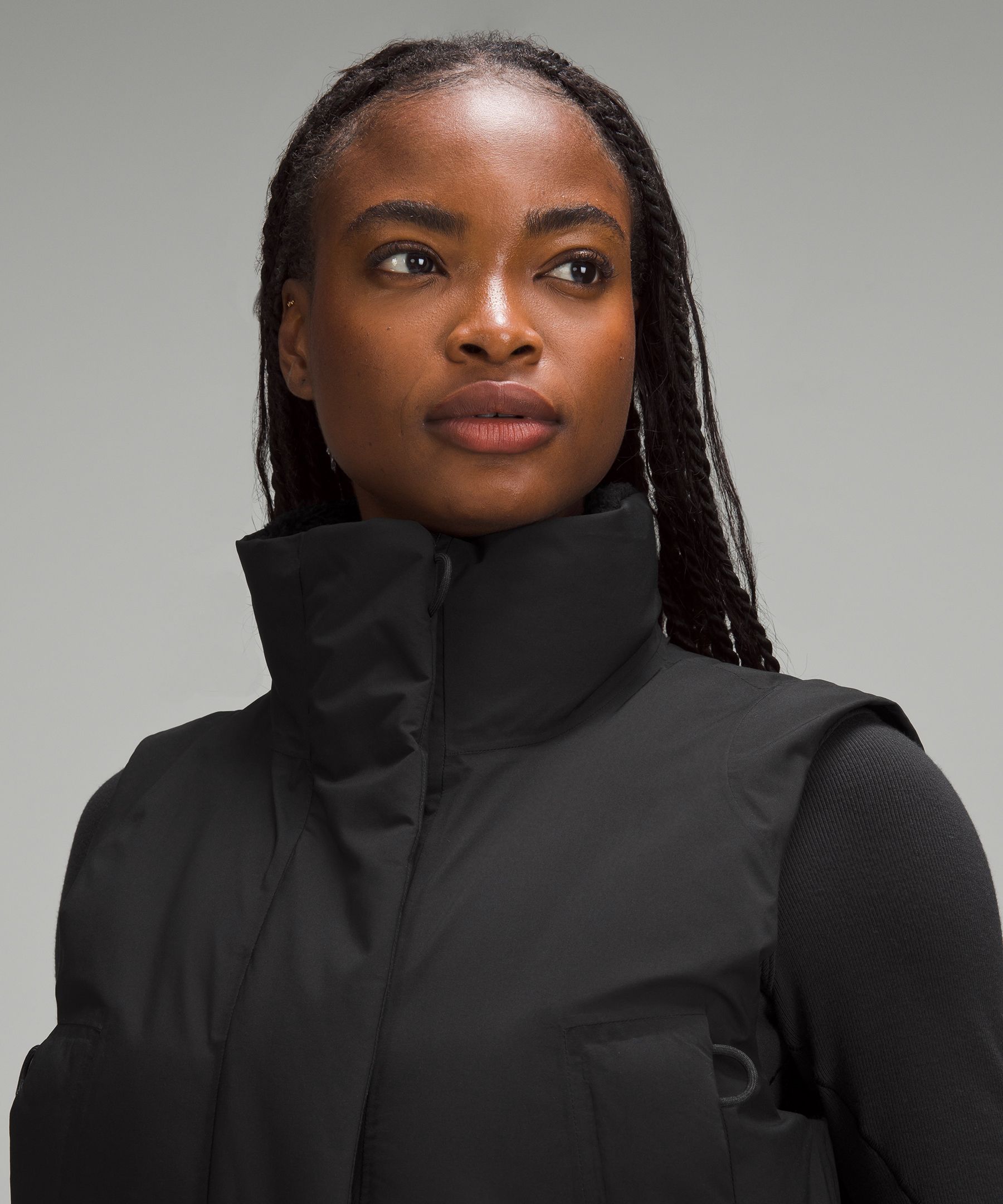 Lululemon Stretchseal Waterproof Down-filled Vest In Black