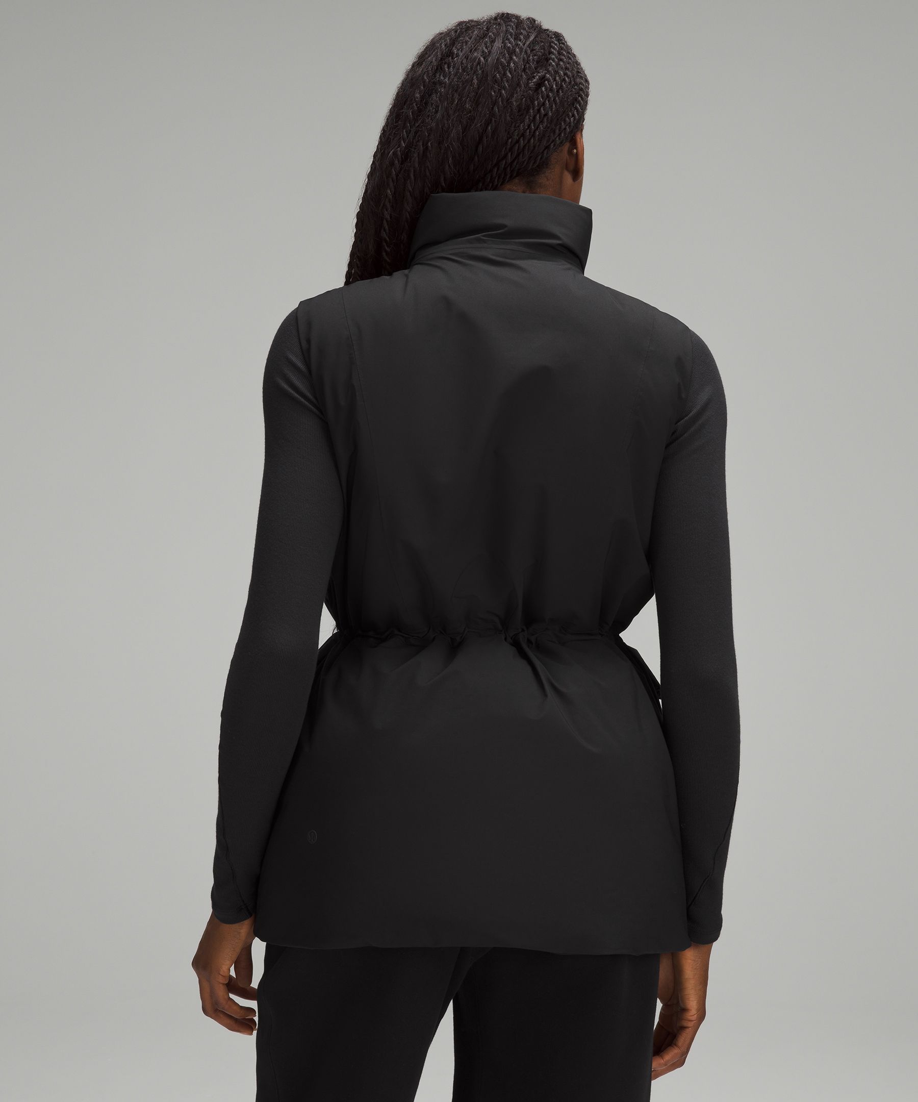 Lululemon Stretchseal Waterproof Down-filled Vest In Black