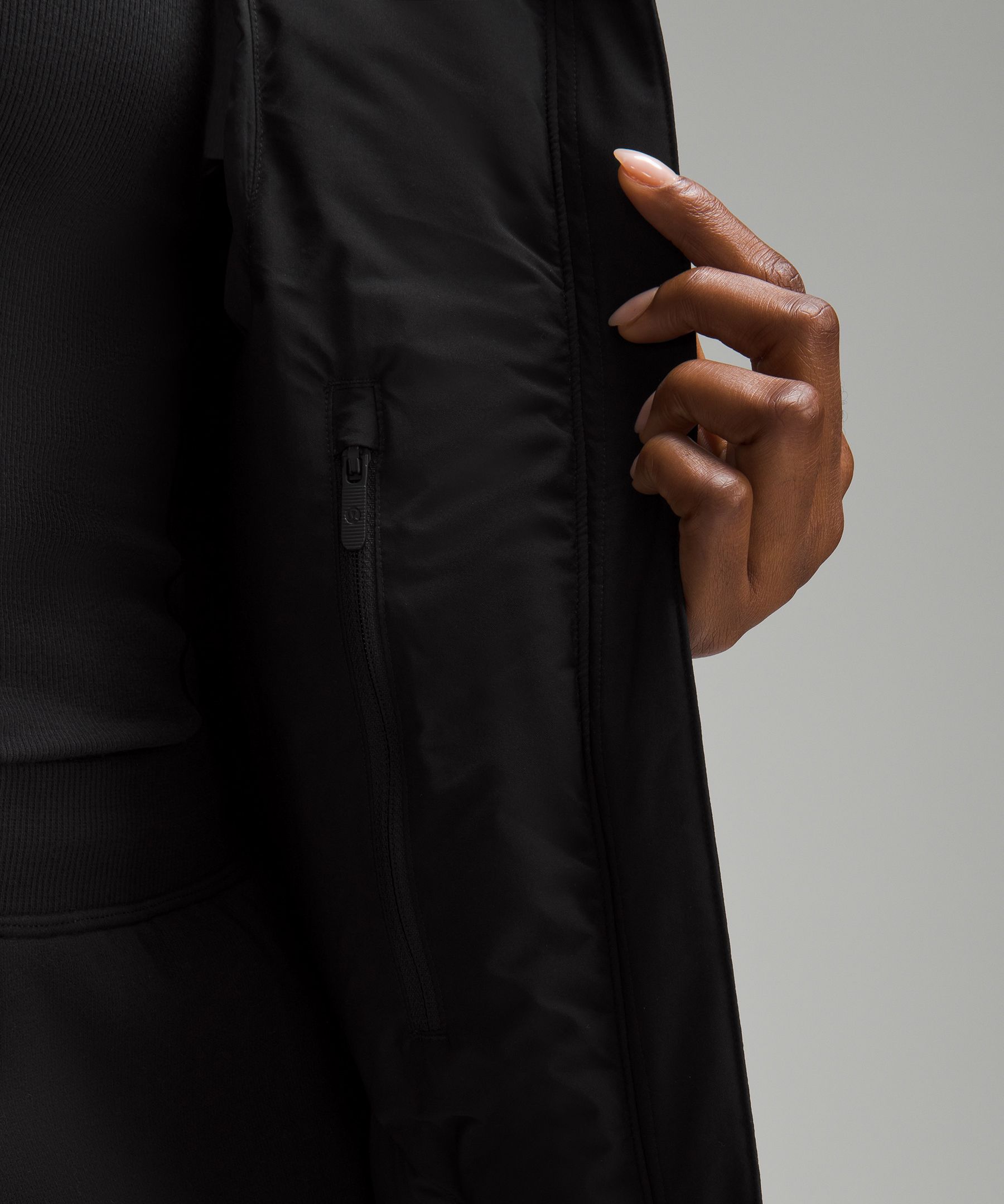 Lululemon Stretchseal Waterproof Down-filled Vest In Black