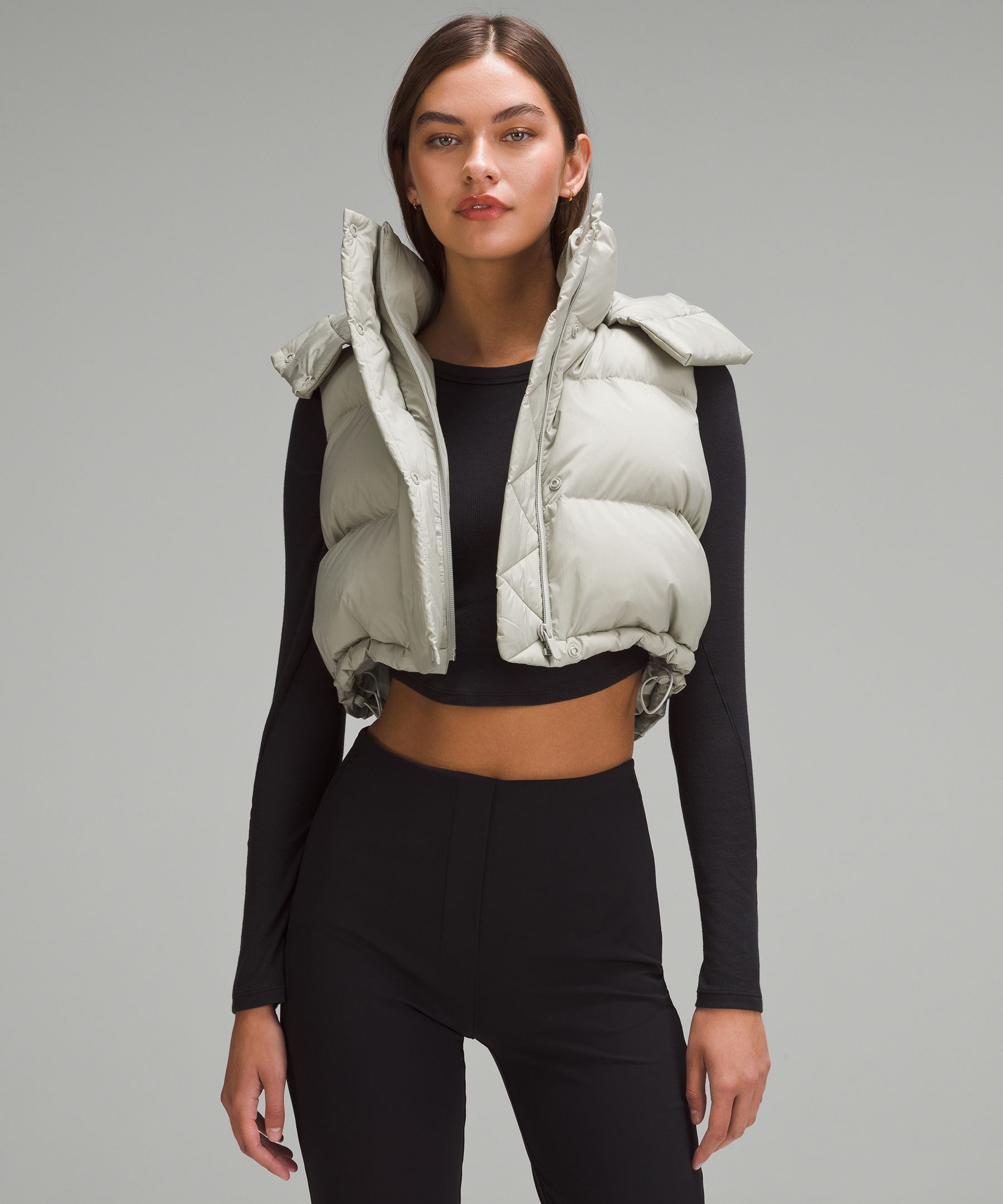 Deela Cropped Puffer Vest