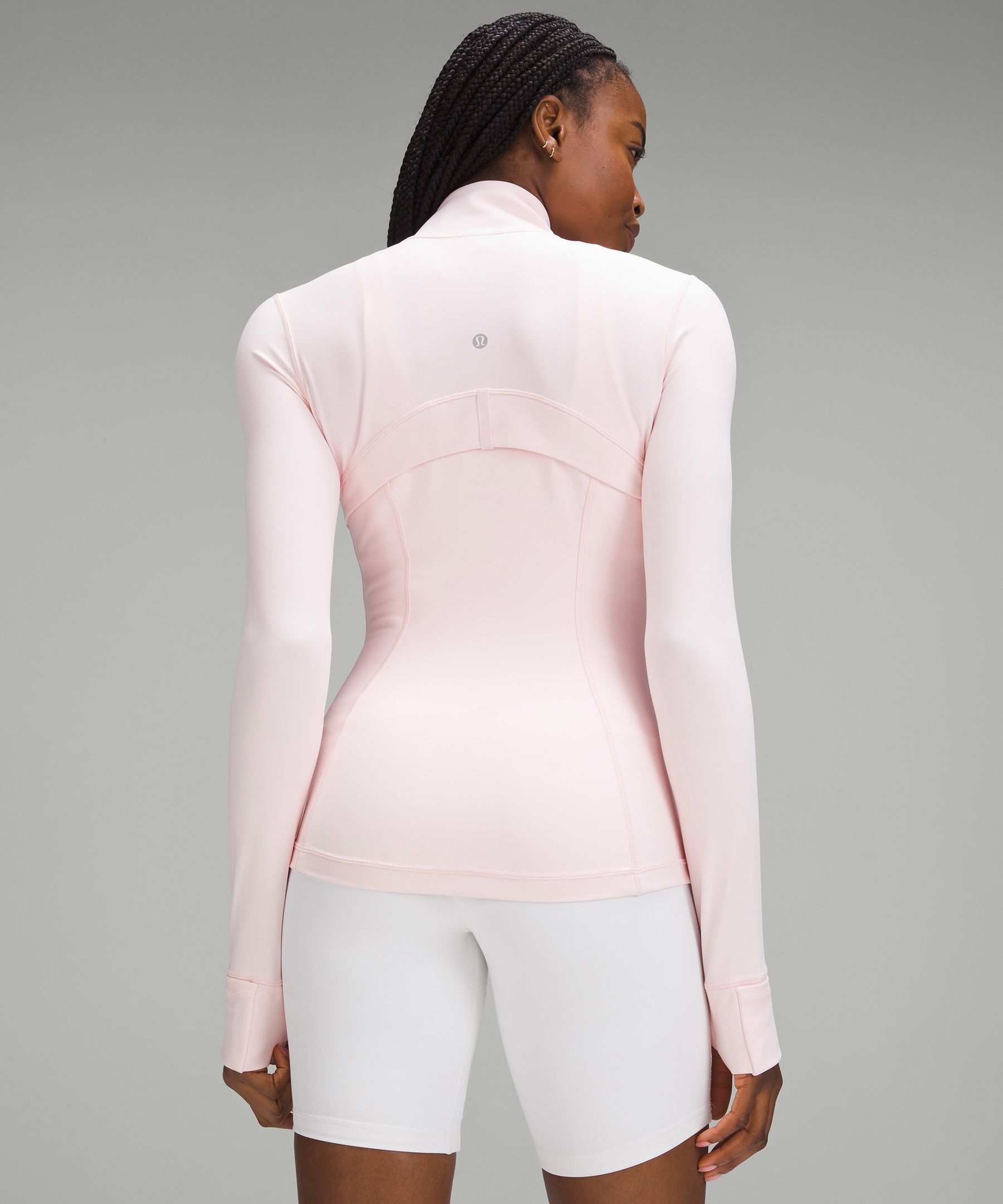 Lululemon Size 4 Define Zip Up Jacket Neon Bubble Gum Pink Long Sleeves