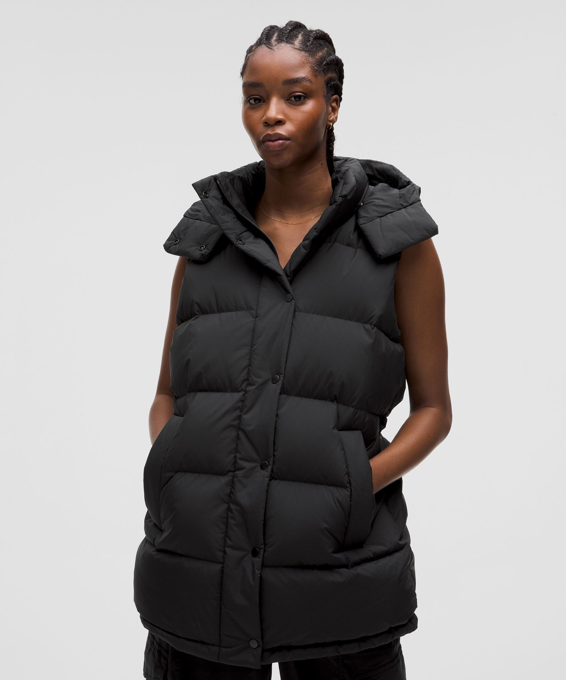 Lululemon vest with hood best sale