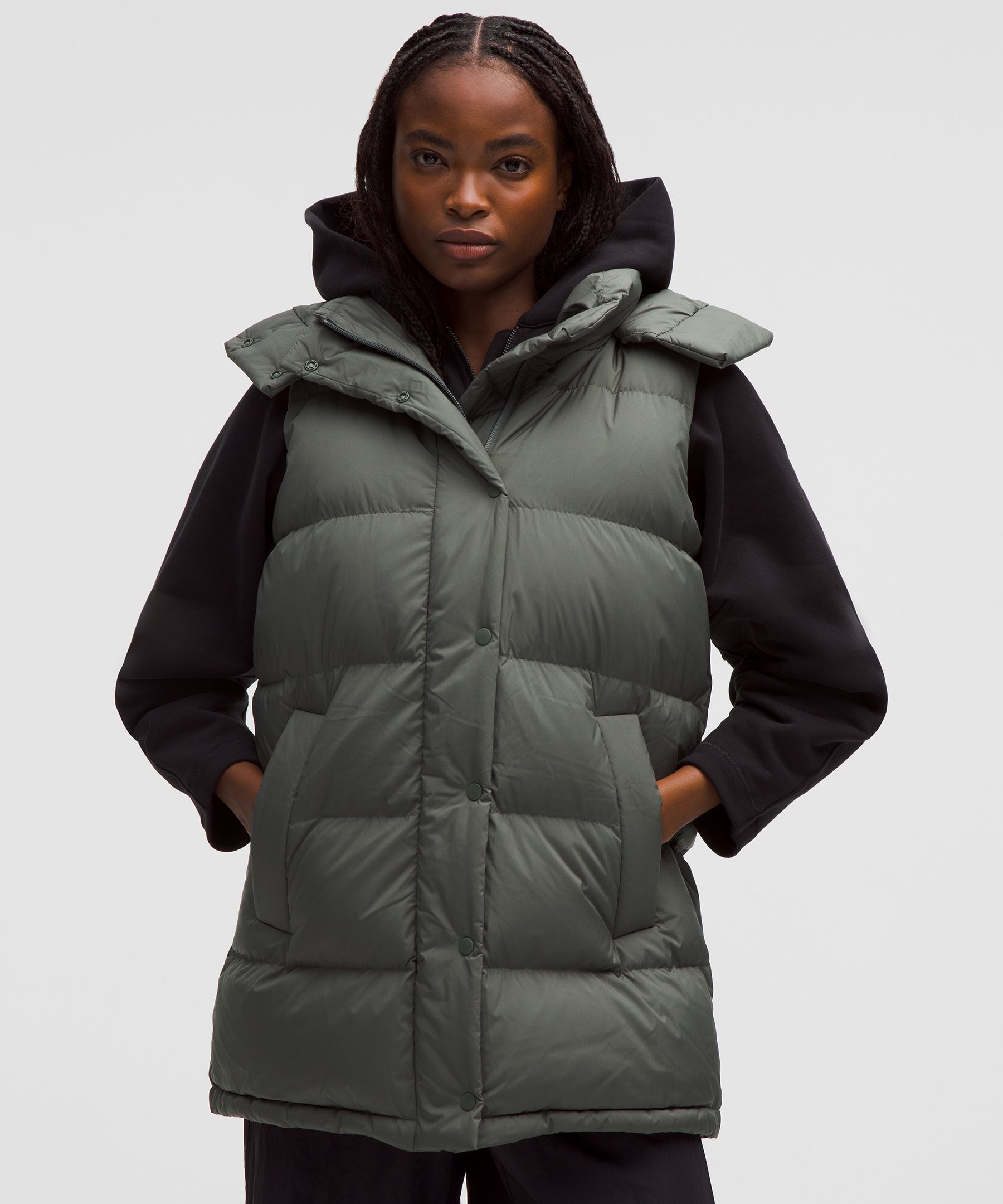 Wunder Puff 600-Down-Fill Mid-Length Vest