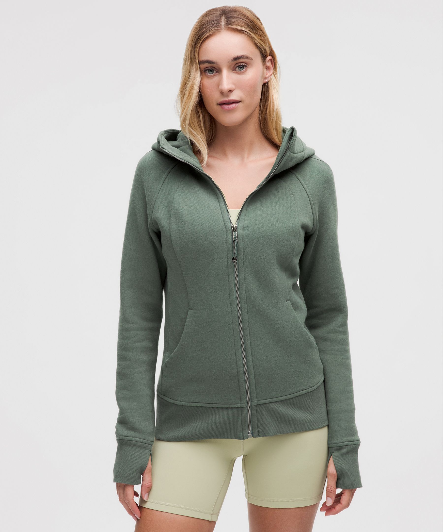 Scuba Full-Zip Hoodie - Green