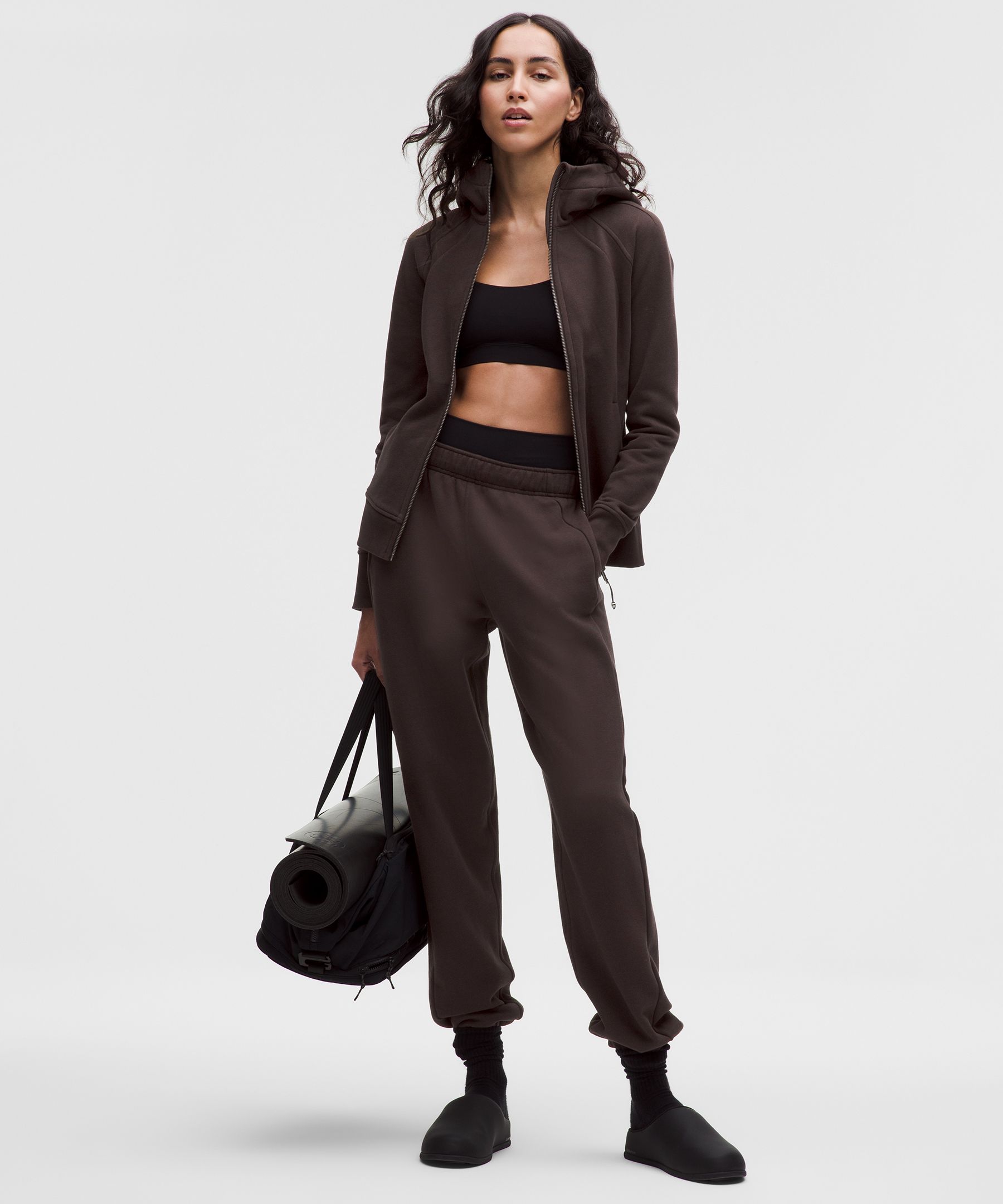 Lululemon Scuba Full-zip Hoodie In Black