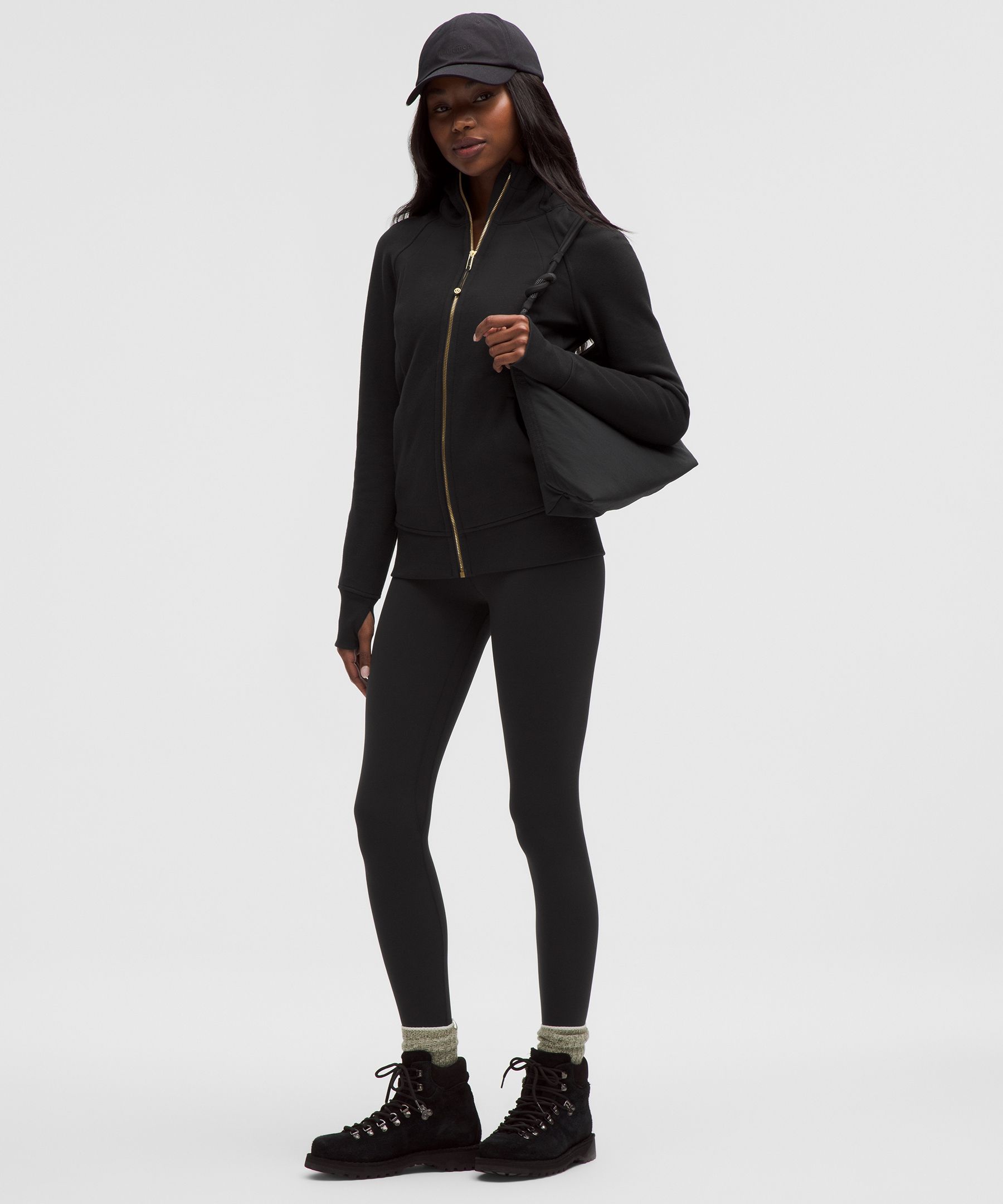 Lululemon Scuba Full-zip Hoodie In Black