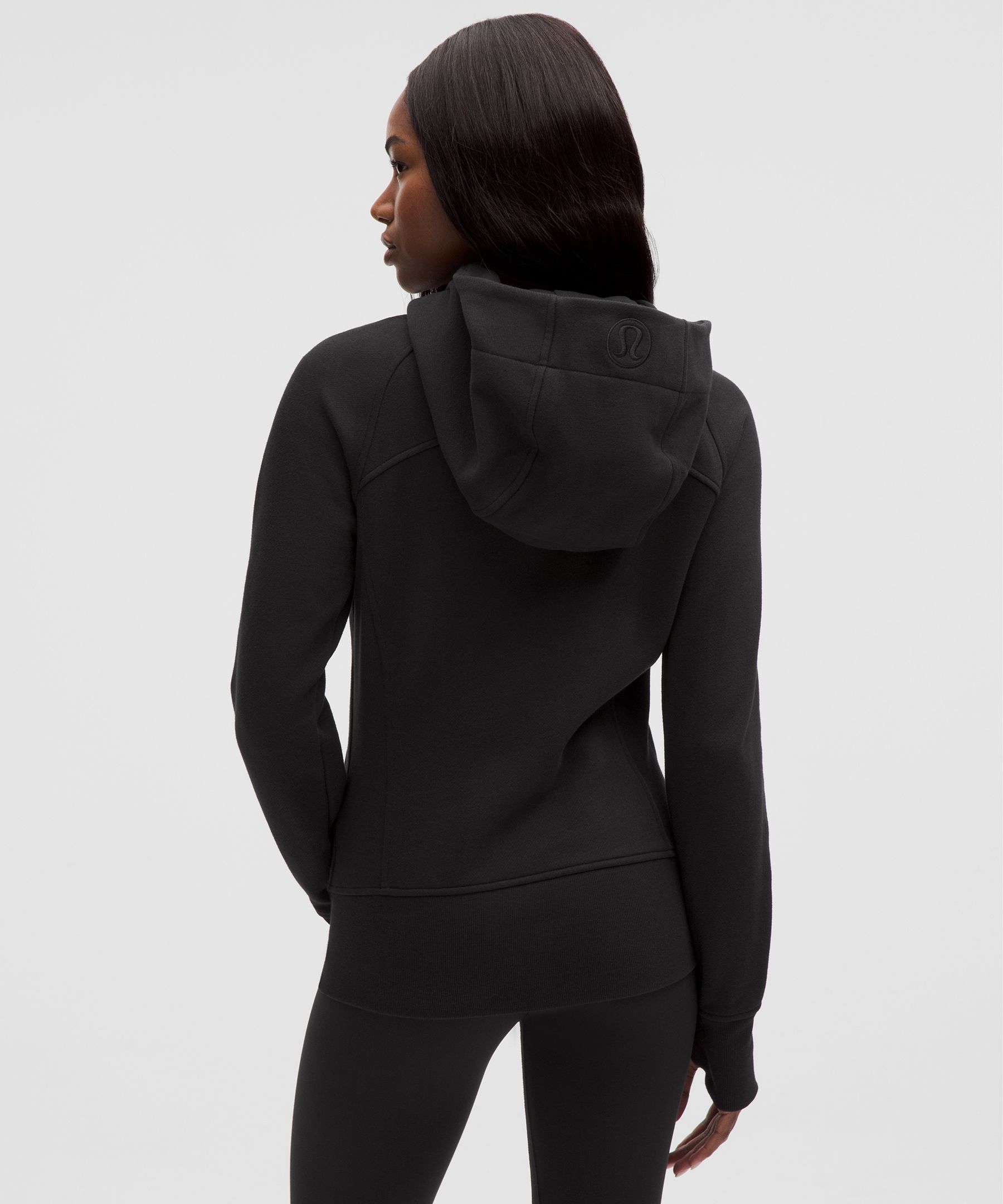 Lululemon Scuba Full-zip Hoodie In Black