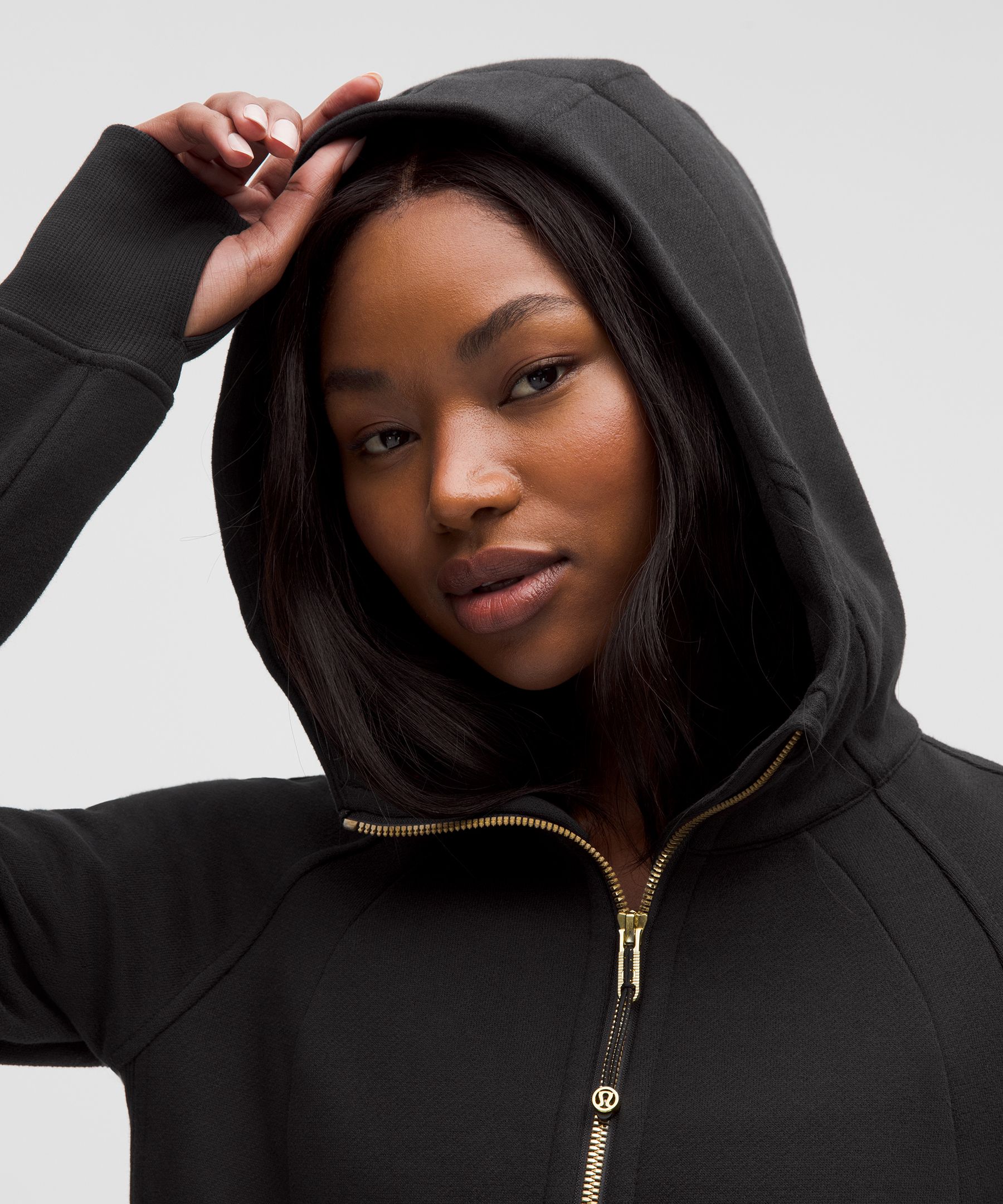 Lululemon Scuba Full-zip Hoodie In Black