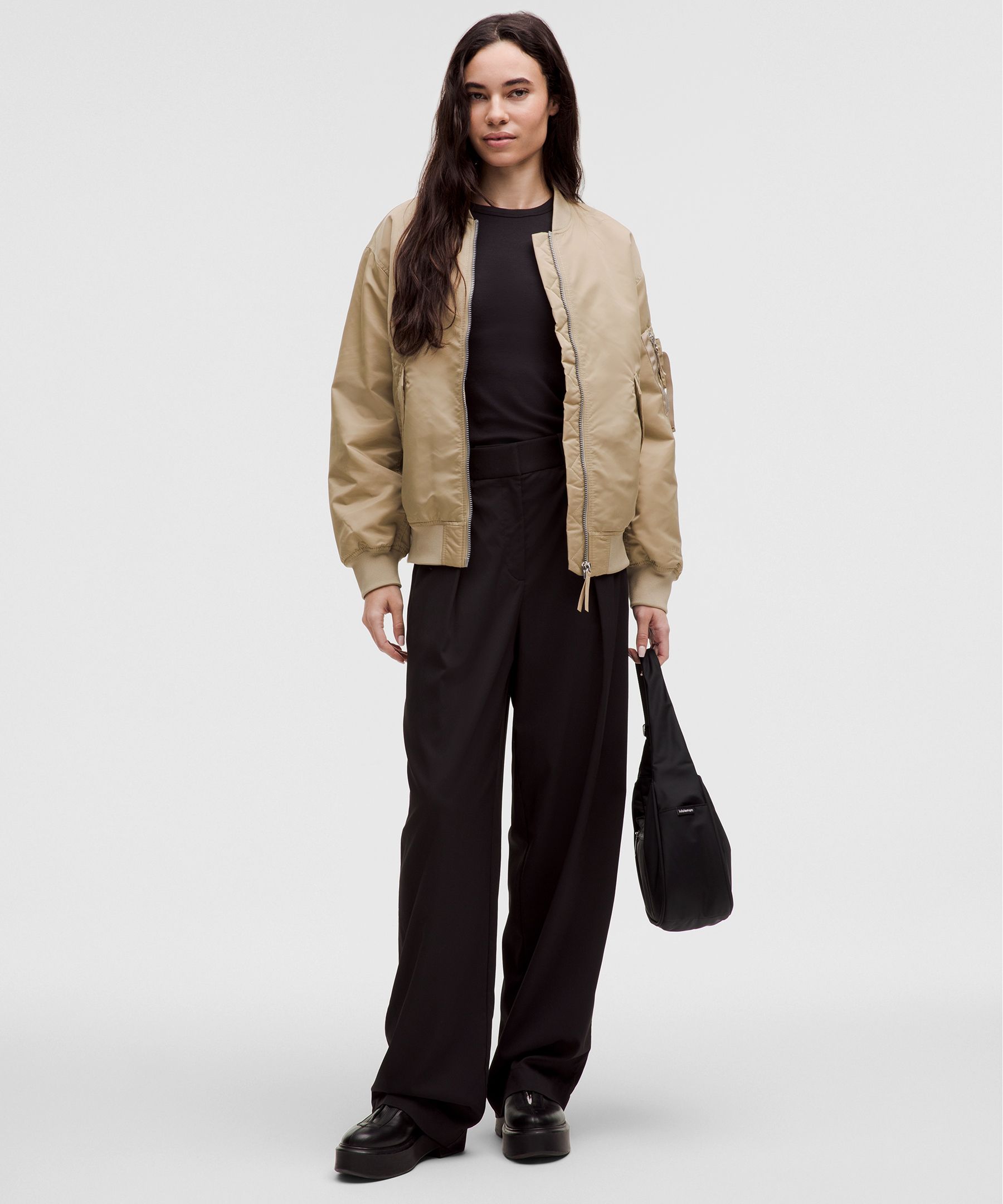 Oversized Insulated Flight Jacket