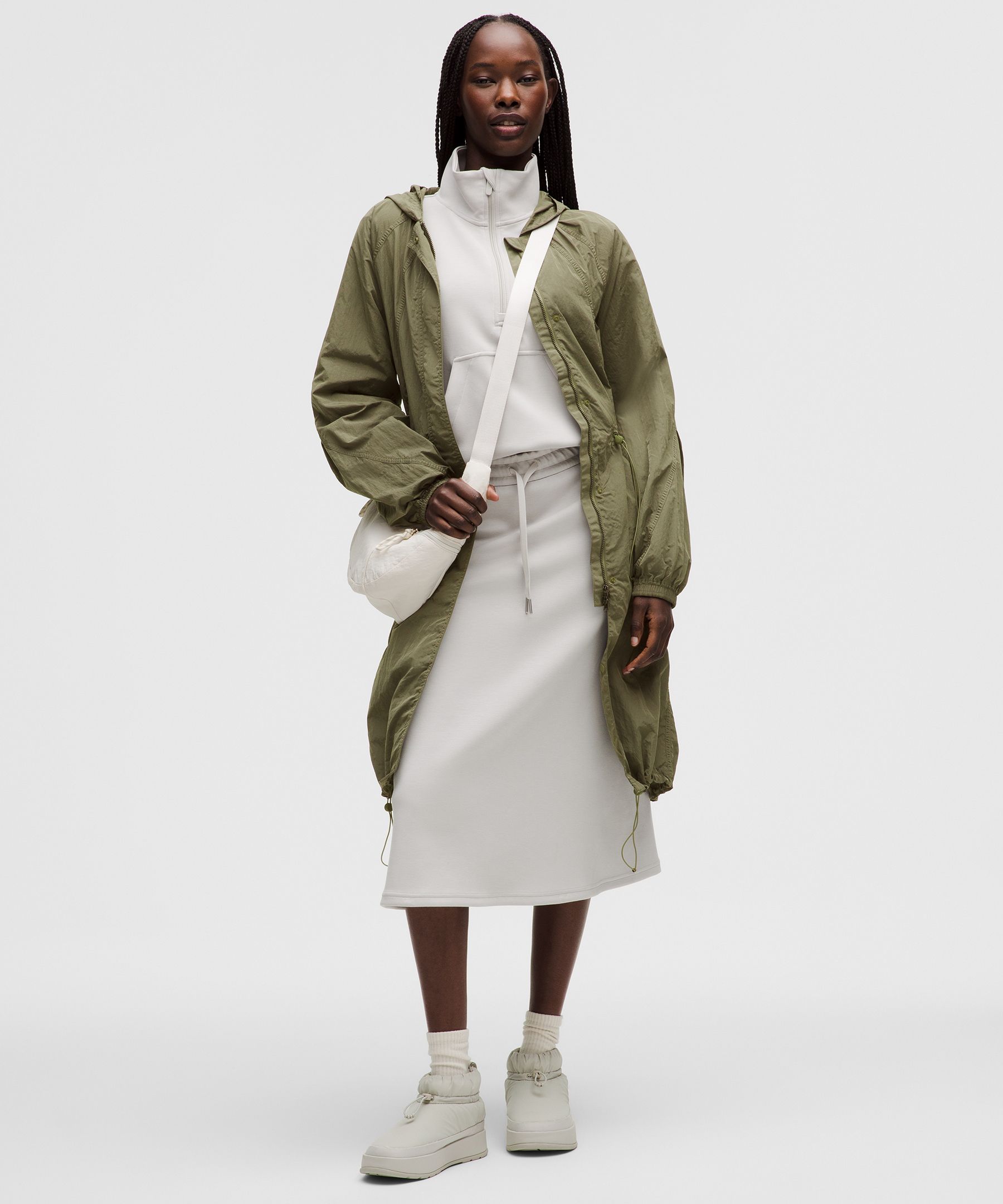 Lightweight Woven Long Jacket