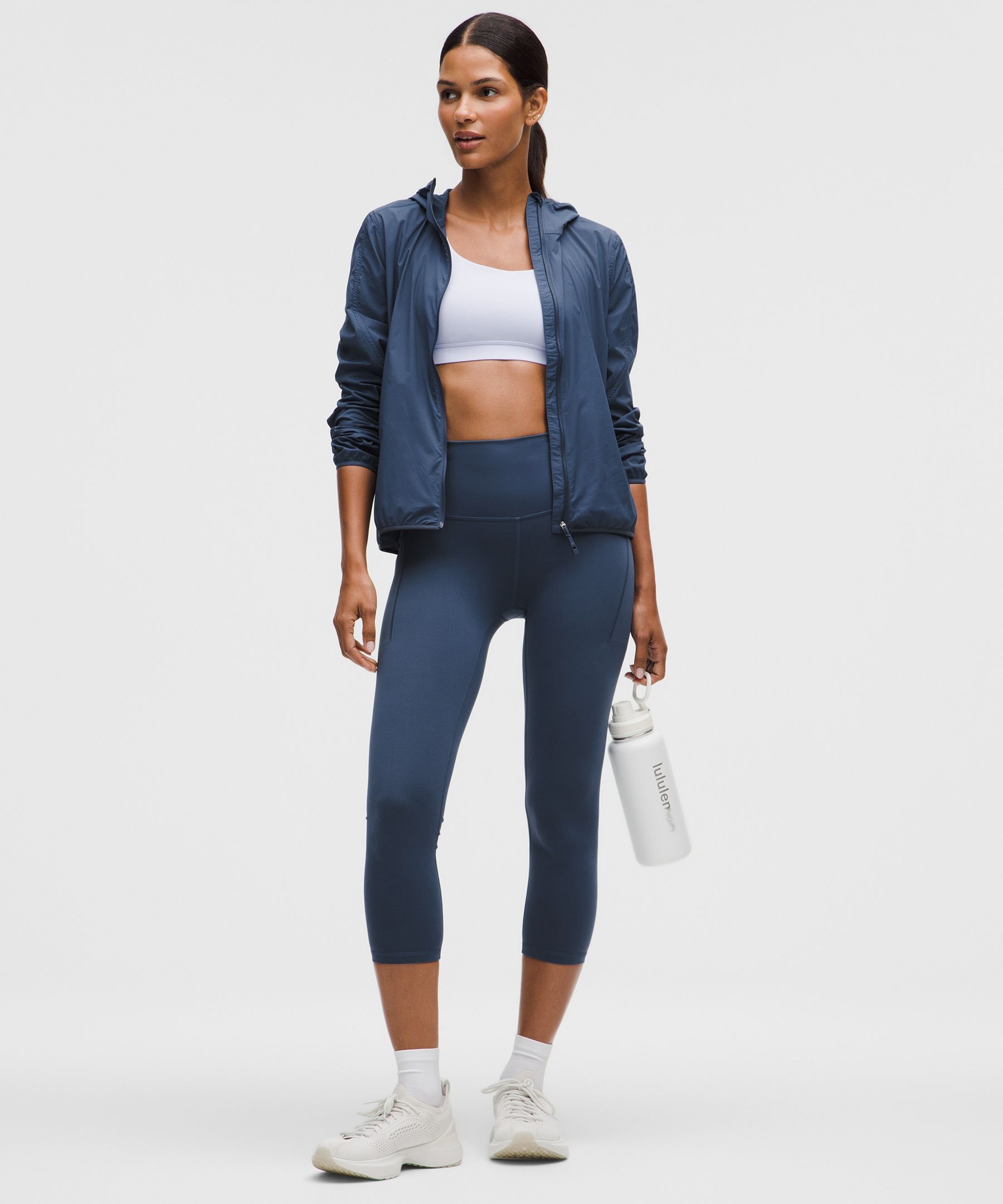 Lululemon Breathable Lightweight Training Jacket In Blue